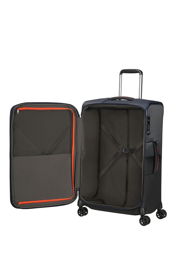 Samsonite Rythum Trolley BAGAGLIO A MANO (4 Ruote) 67Cm Blu 130709-1090 KC301002