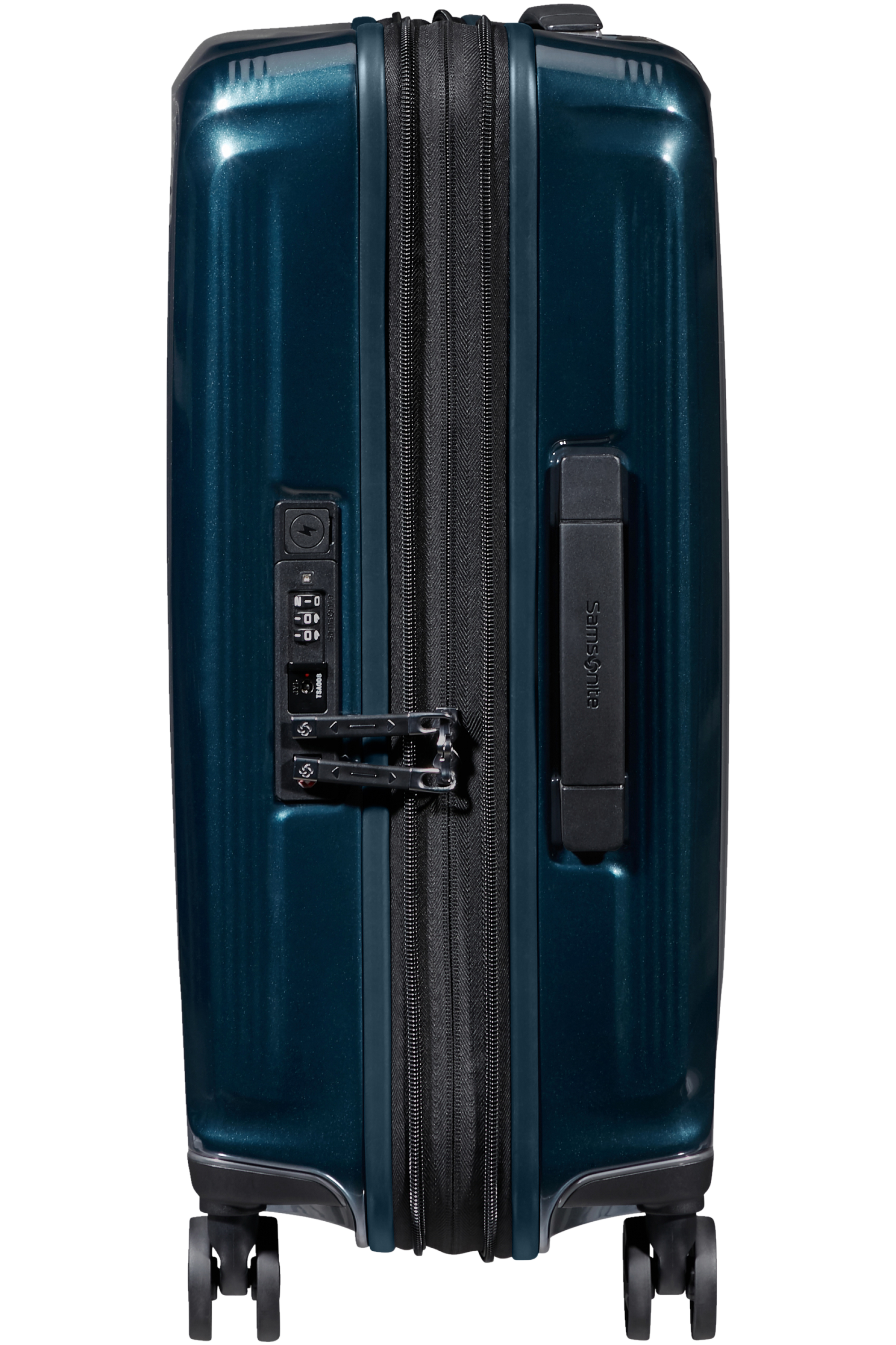 Samsonite134399-9015 - Nuon Trolley Espandibile (4 Ruote)  55 x 40 x 23 cm  Metallic Dark Blue