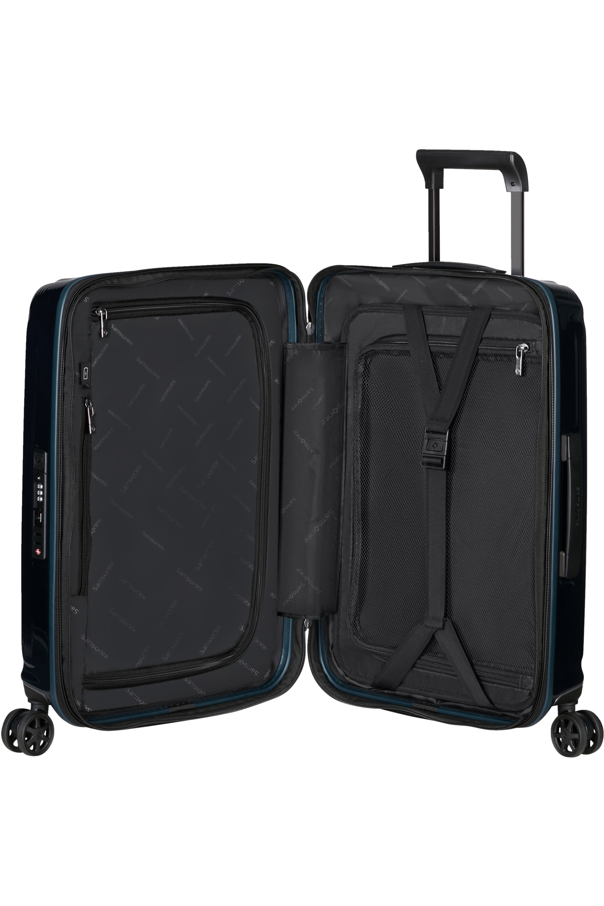 Samsonite134399-9015 - Nuon Trolley Espandibile (4 Ruote)  55 x 40 x 23 cm  Metallic Dark Blue