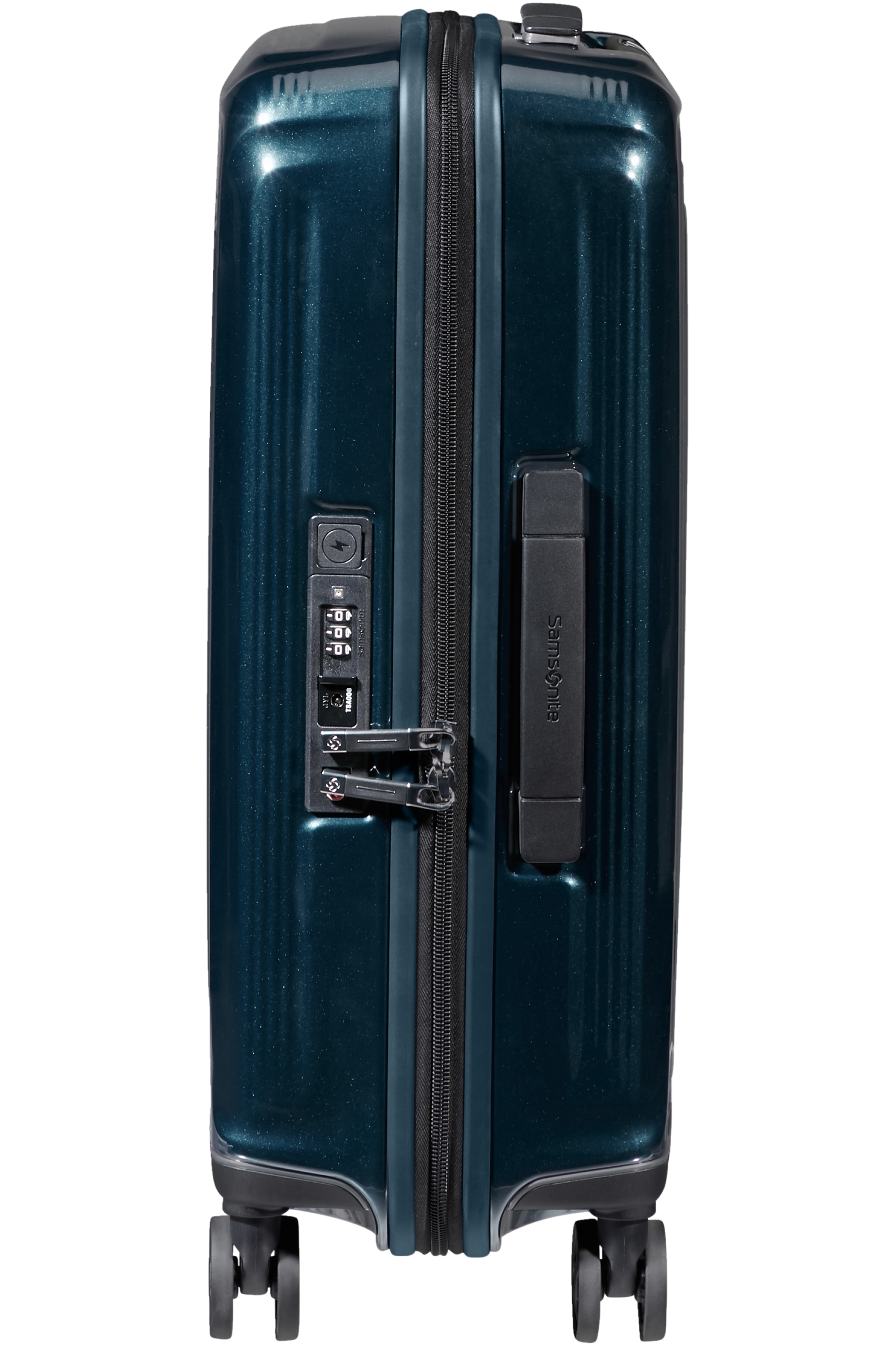 Samsonite134399-9015 - Nuon Trolley Espandibile (4 Ruote)  55 x 40 x 23 cm  Metallic Dark Blue