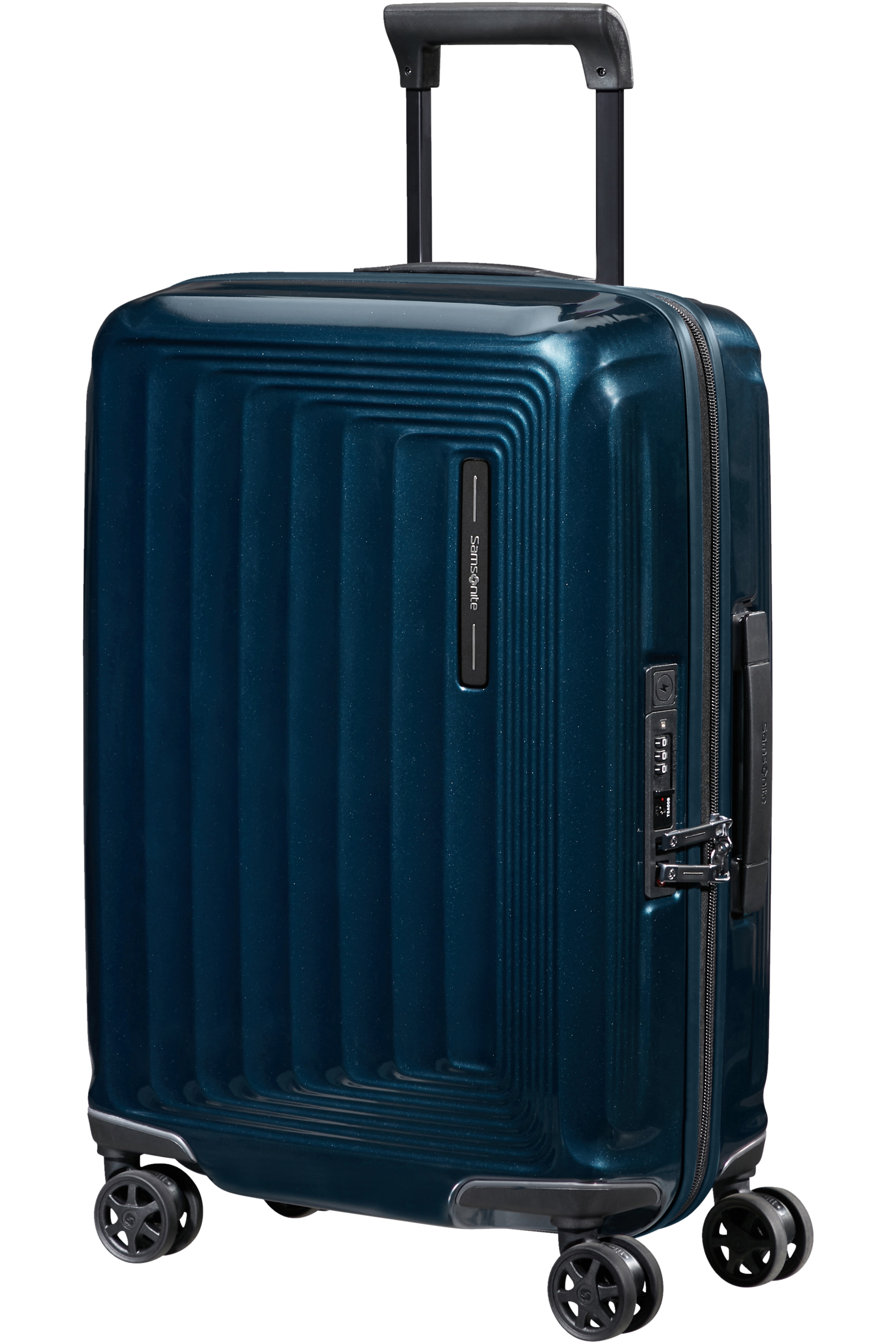 Samsonite134399-9015 - Nuon Trolley Espandibile (4 Ruote)  55 x 40 x 23 cm  Metallic Dark Blue