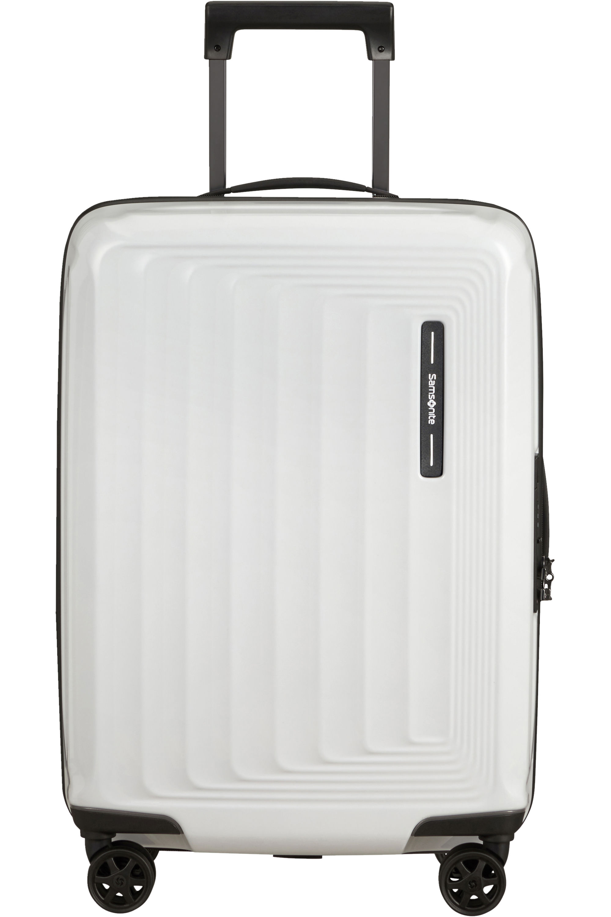 Samsonite 134399-9913 - Nuon Trolley Espandibile (4 Ruote) 55 x 40 x 23Cm (20Cm) Metallic White