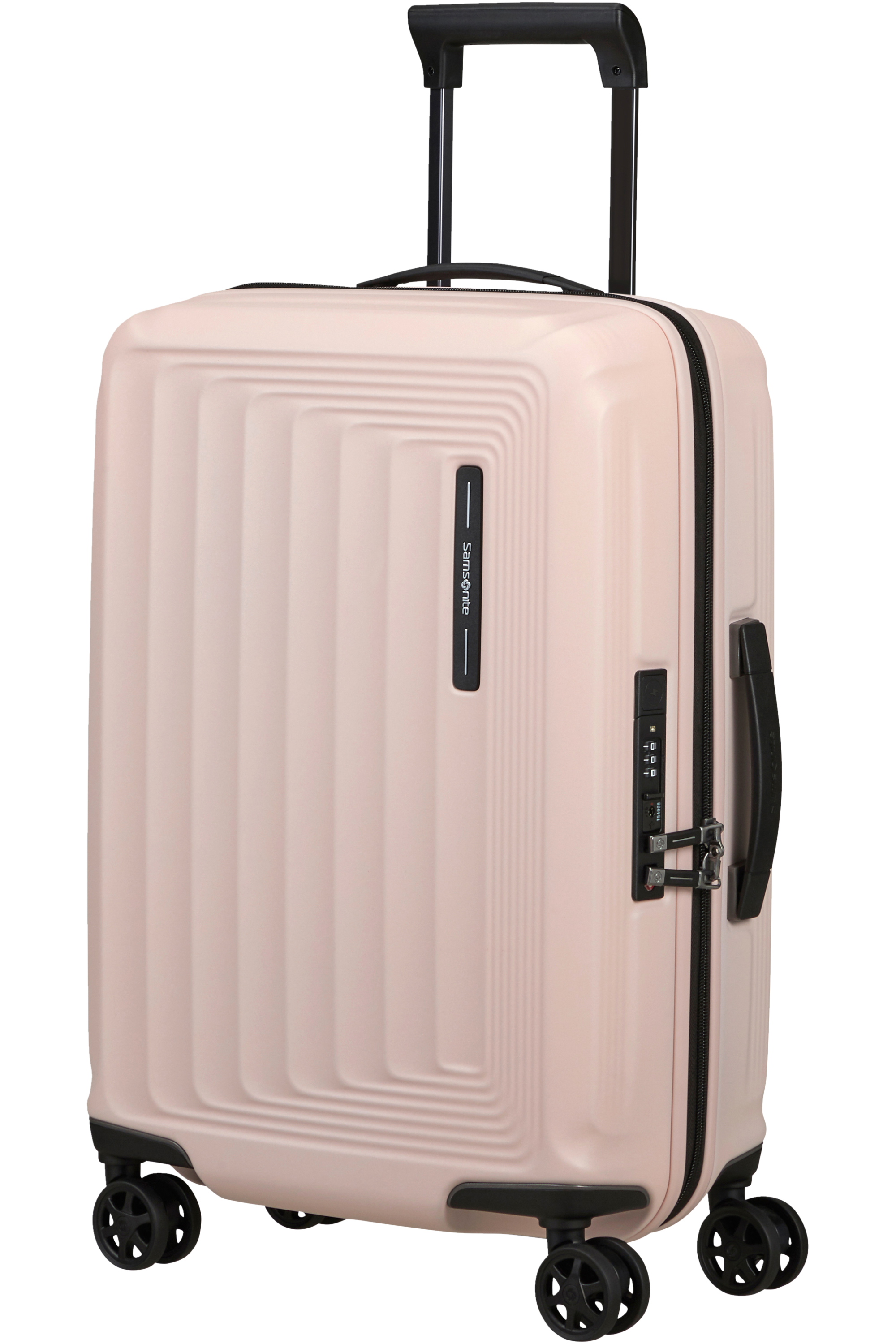 Samsonite 134399-A017 Nuon Trolley Espandibile (4 Ruote) 55Cm Matt Powder Pink