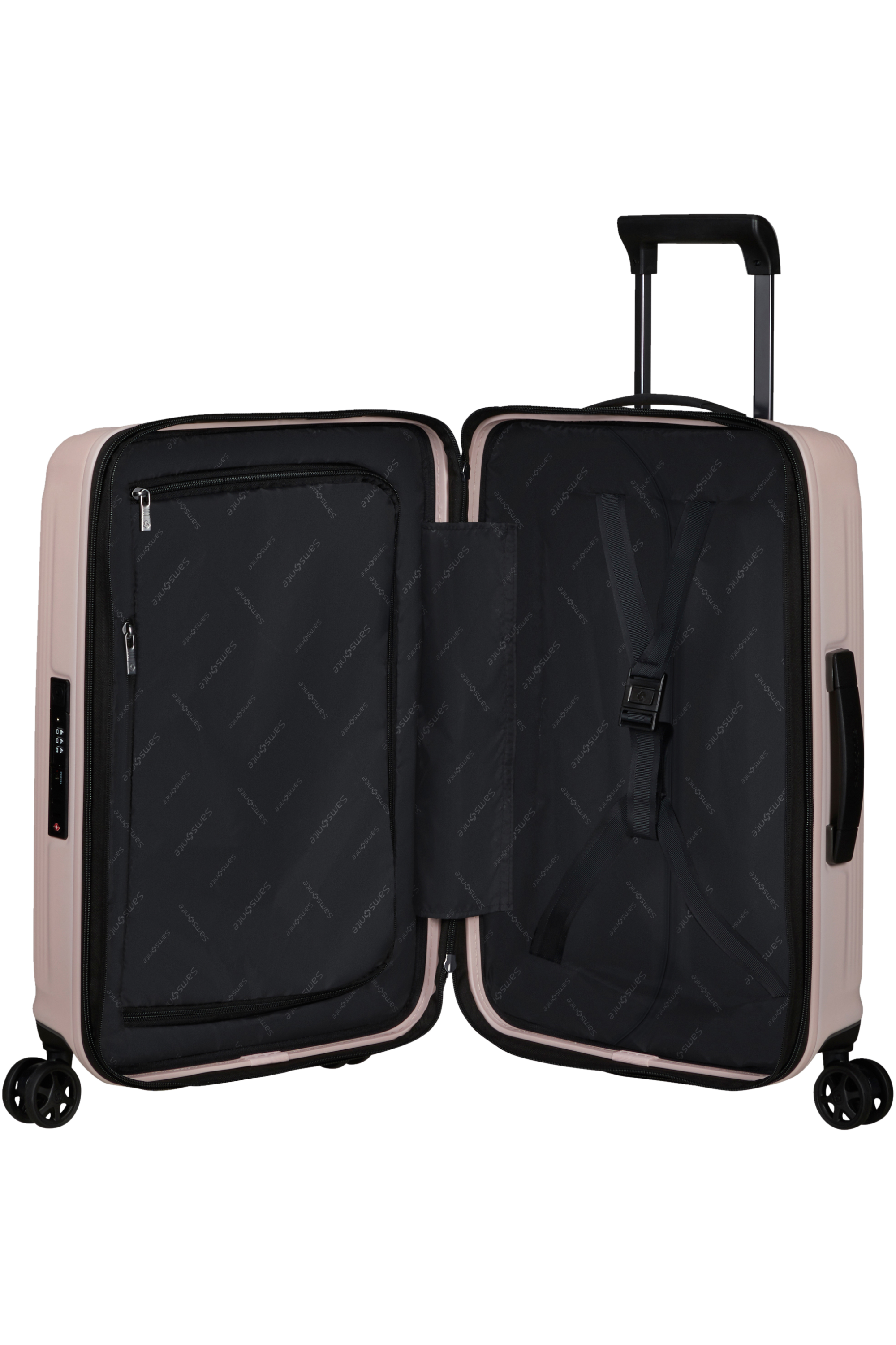 Samsonite 134399-A017 Nuon Trolley Espandibile (4 Ruote) 55Cm Matt Powder Pink