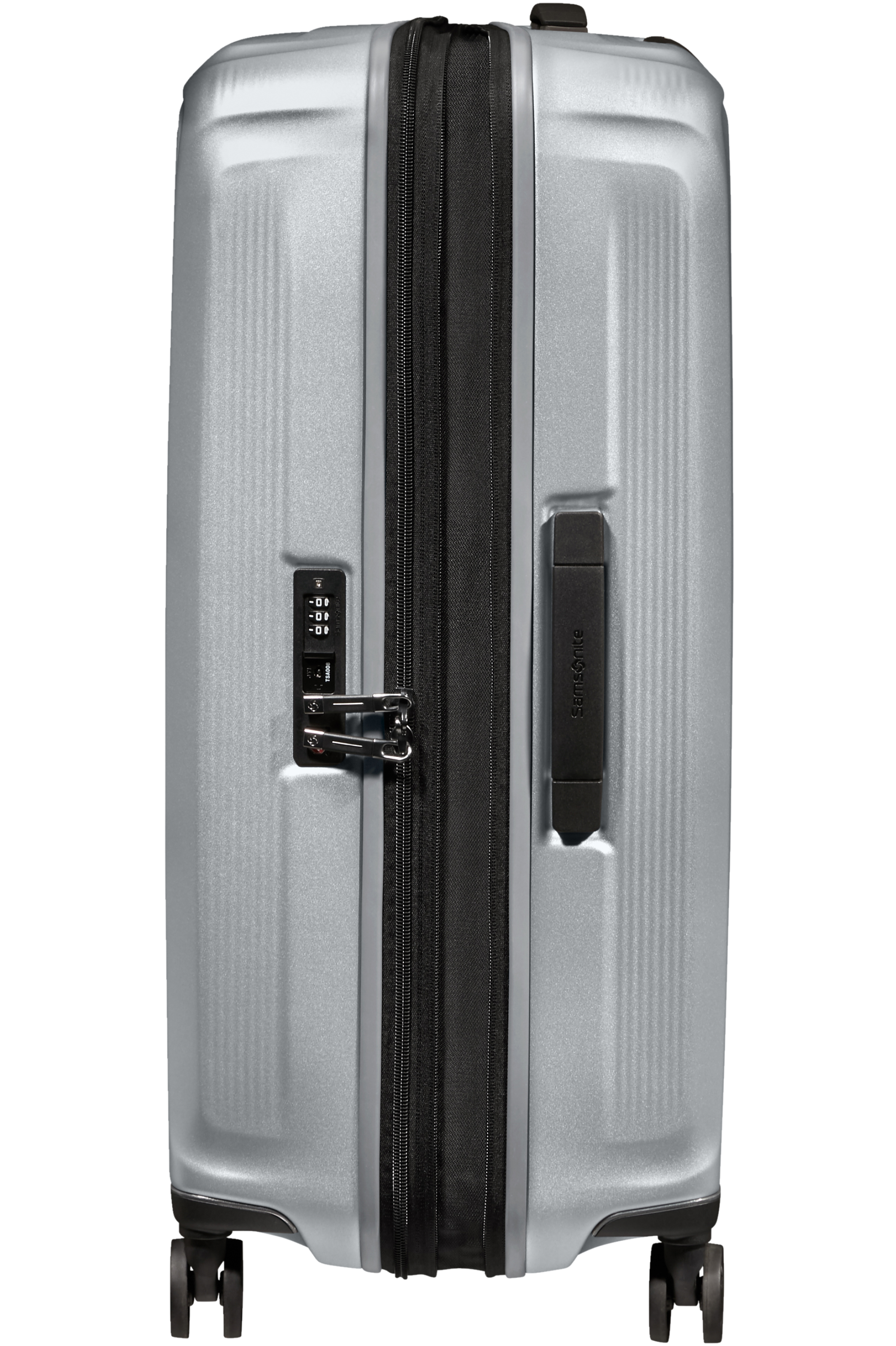 Samsonite 134400-4052 - Nuon Trolley Espandibile (4 Ruote) 69 x 45 x 31Cm Matt Silver
