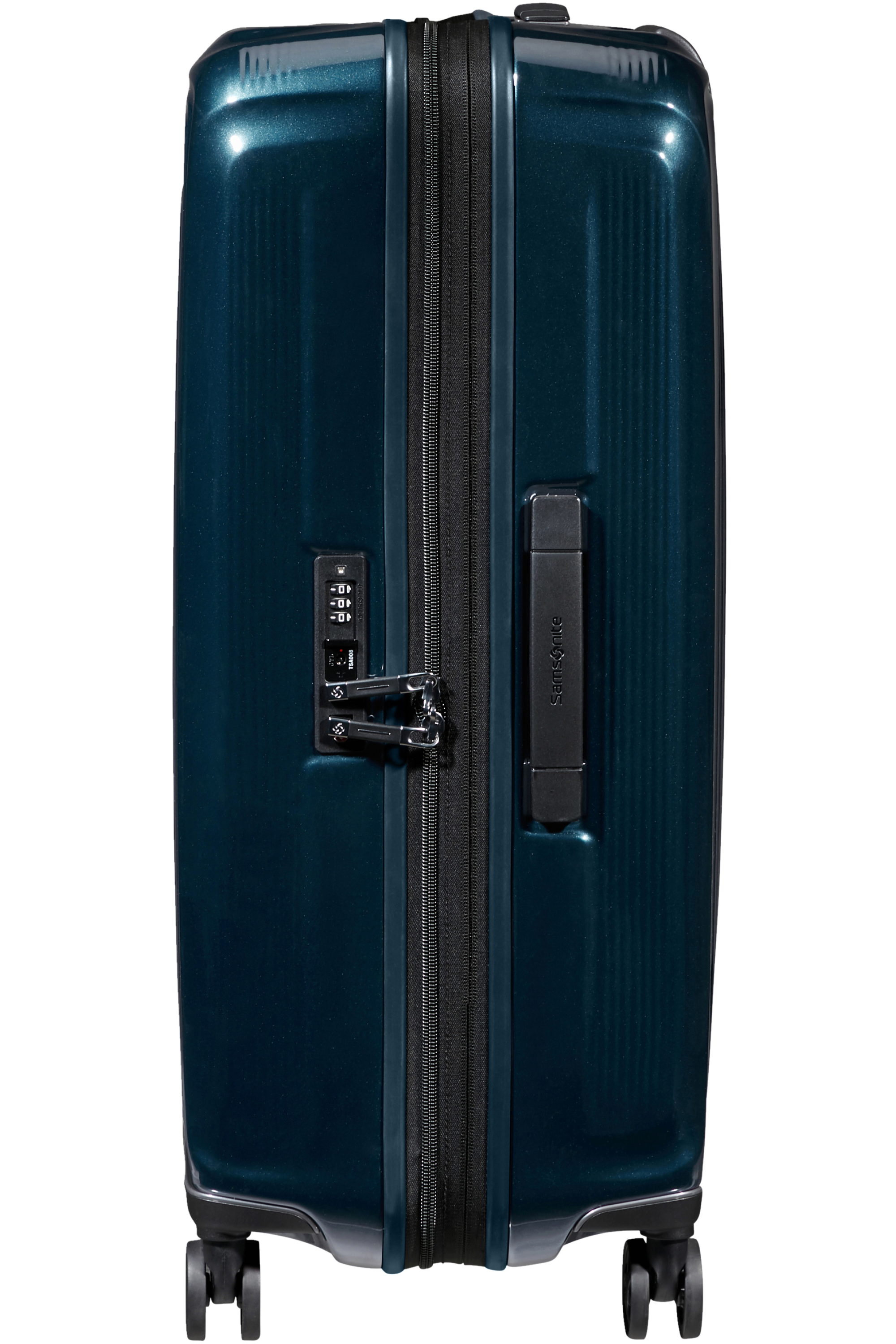 Samsonite 134400-9015 - Nuon Trolley Espandibile (4 Ruote) 69 x 45 x 31Cm Metallic Dark Blue