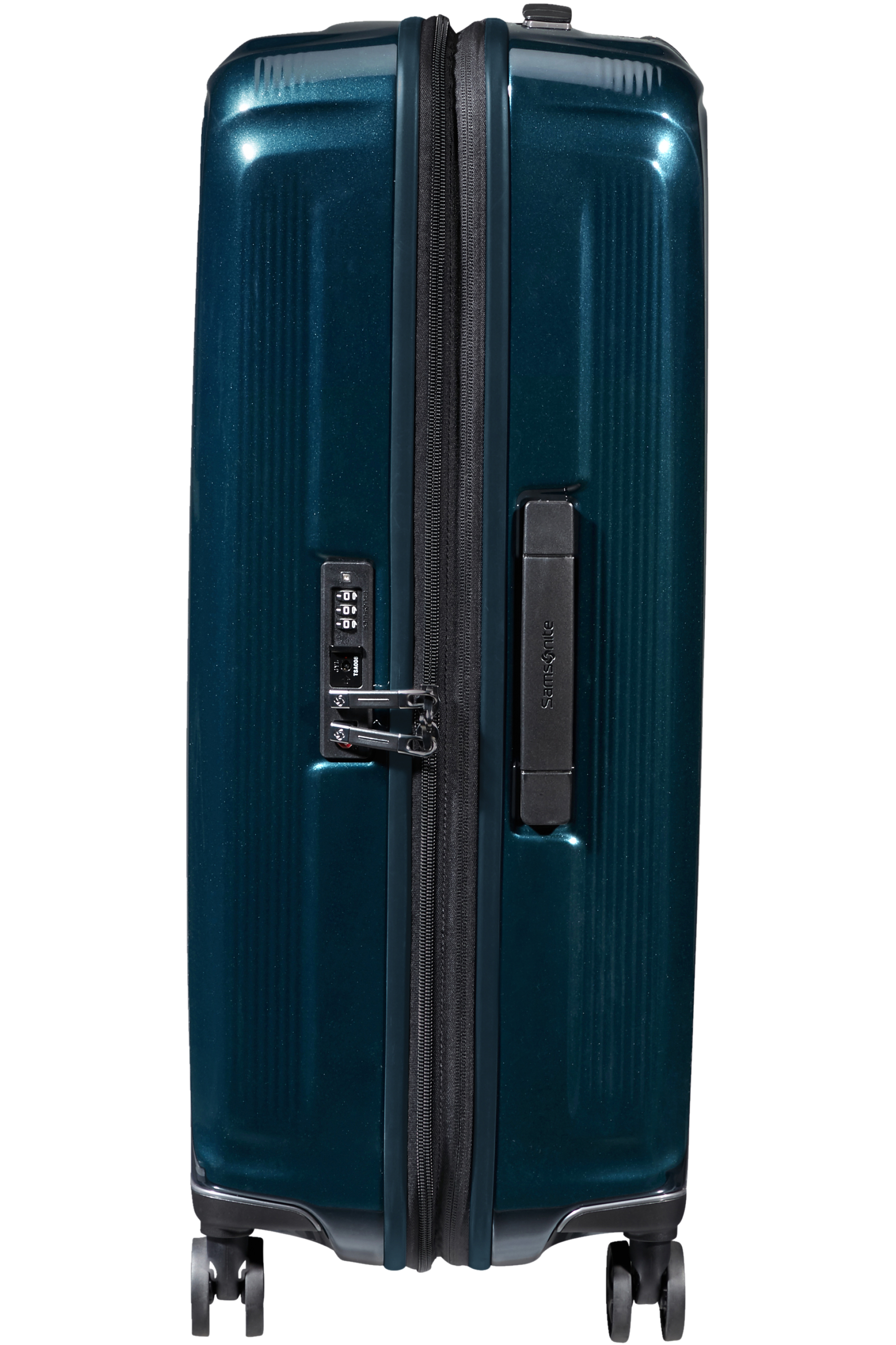 Samsonite 134400-9015 - Nuon Trolley Espandibile (4 Ruote) 69 x 45 x 31Cm Metallic Dark Blue