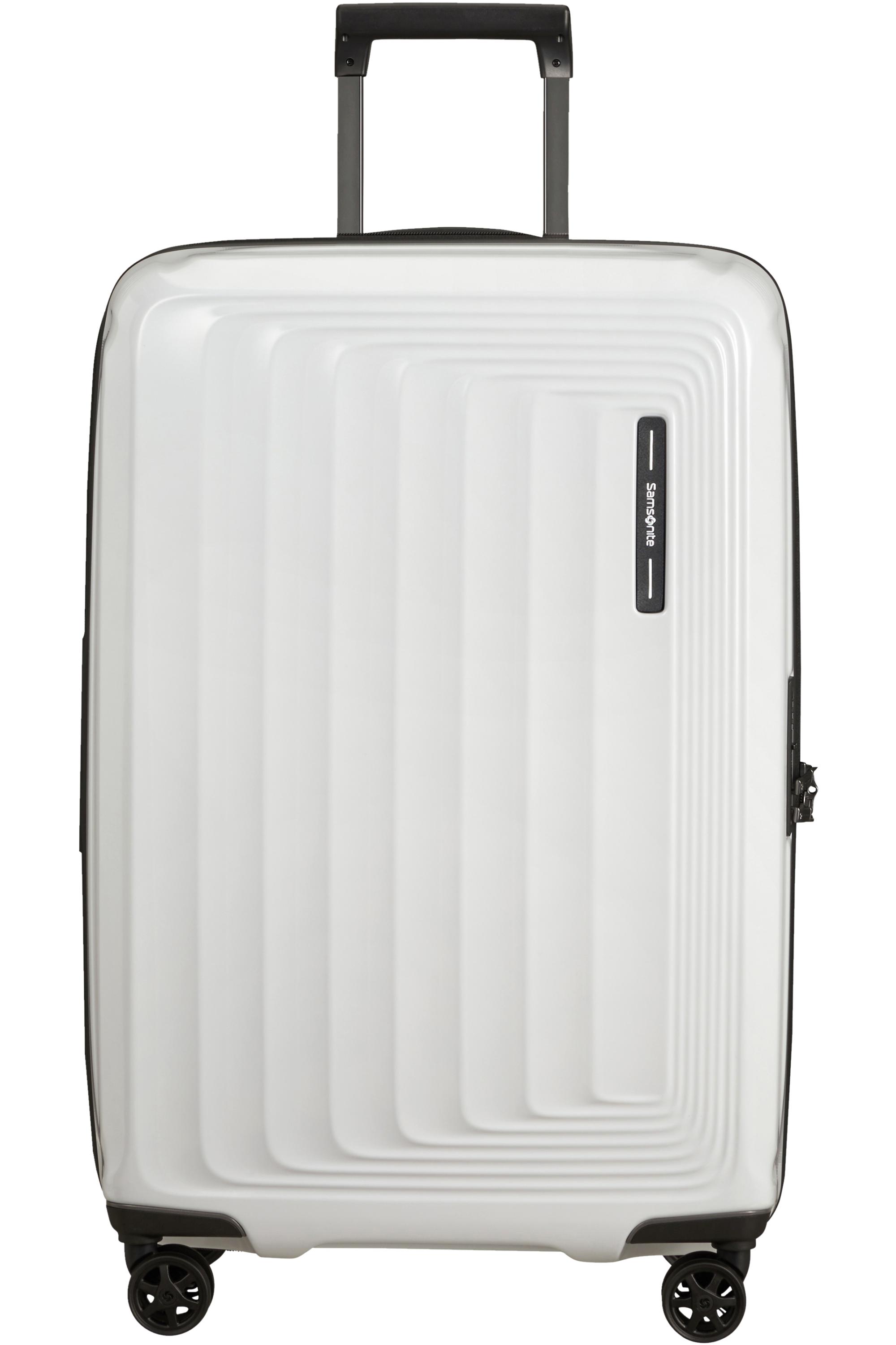 Samsonite 134400-9913 - Nuon Trolley Espandibile (4 Ruote) 69 x 45 x 31Cm Metallic White