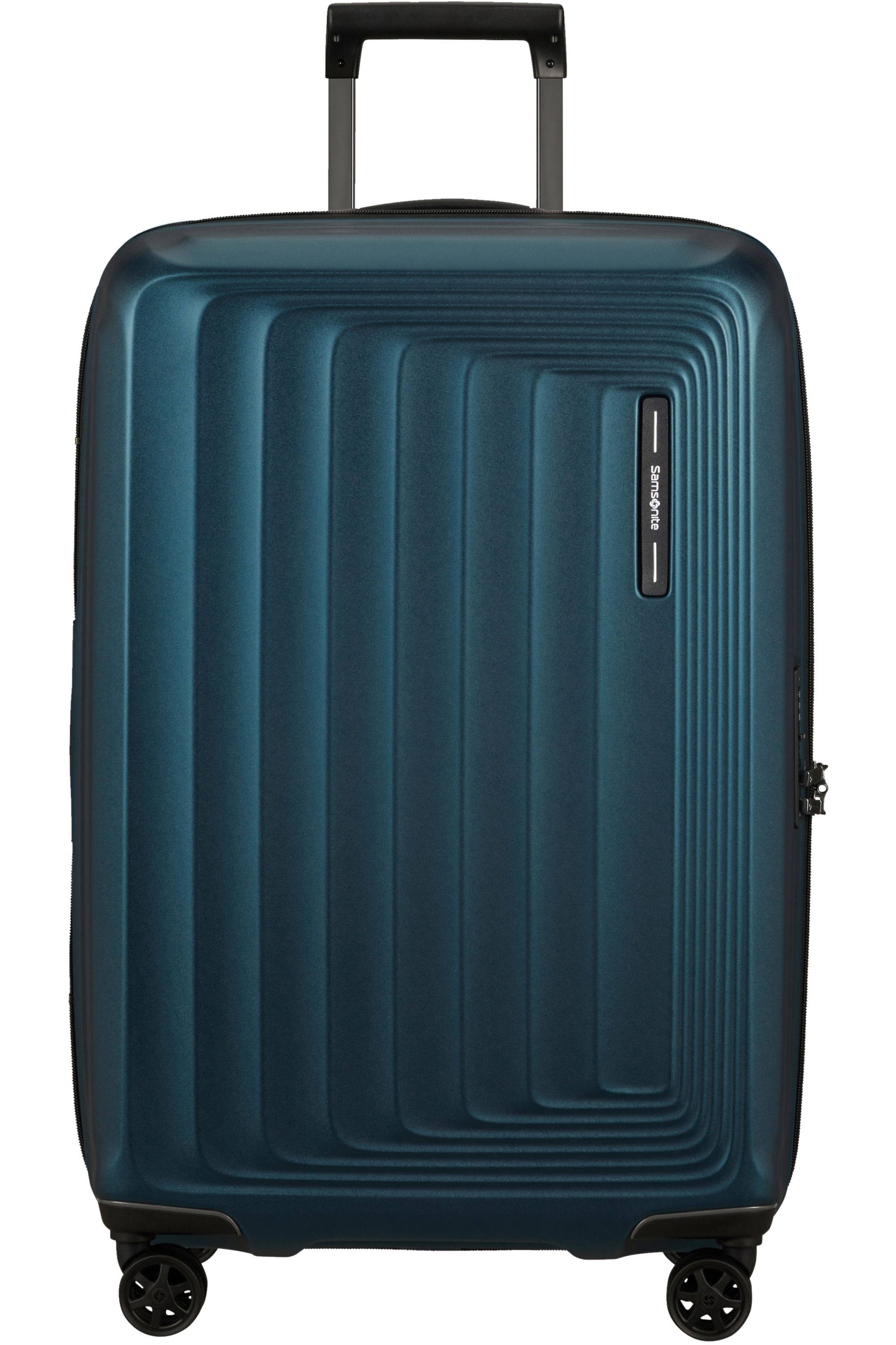 Samsonite 134400-9914 - Nuon Trolley Espandibile (4 Ruote) 69 x 45 x 31Cm Matt Petrol Blue