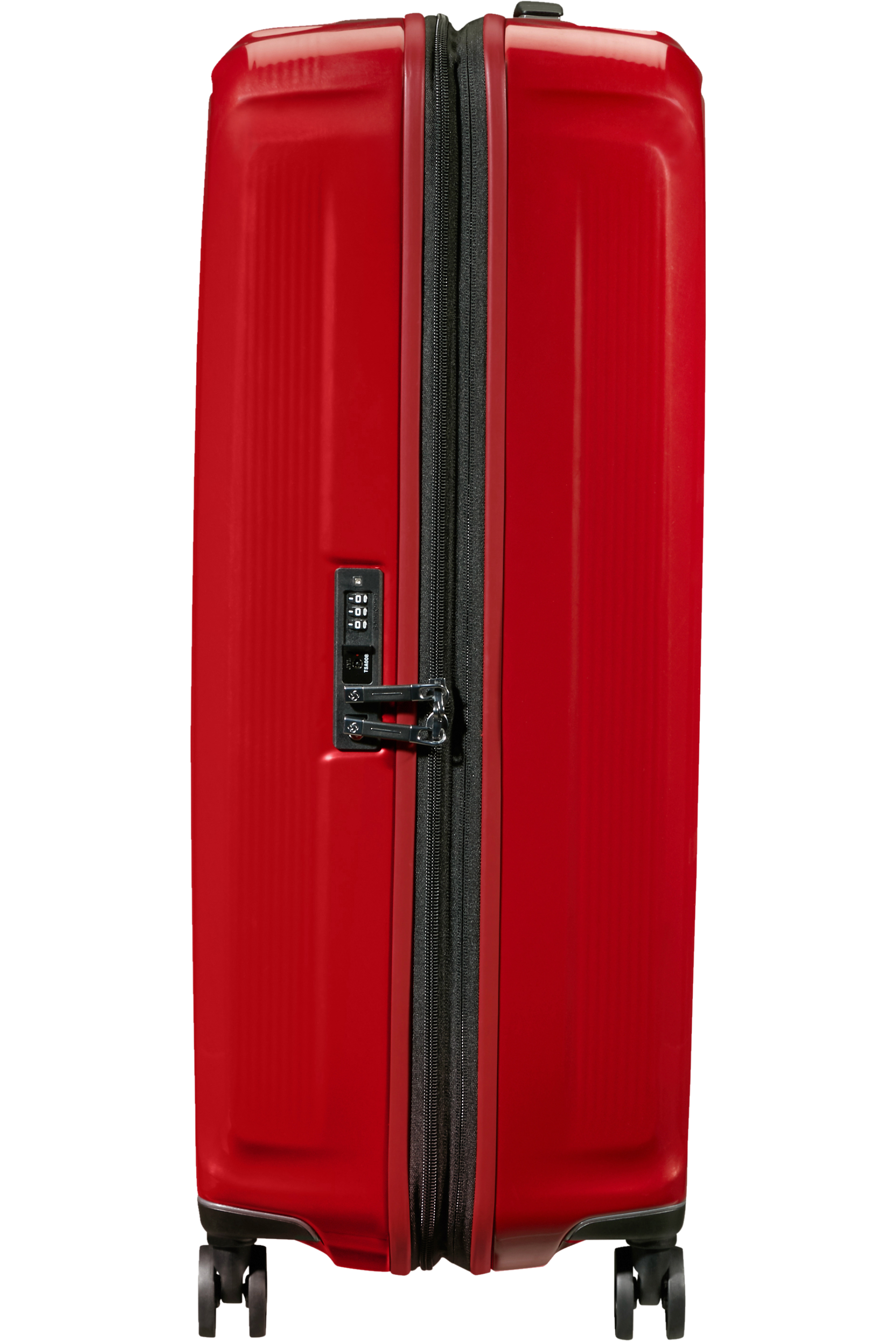Samsonite 134402-1544 - Nuon Trolley Espandibile (4 Ruote) 75 x 49 x 33Cm Metallic Red
