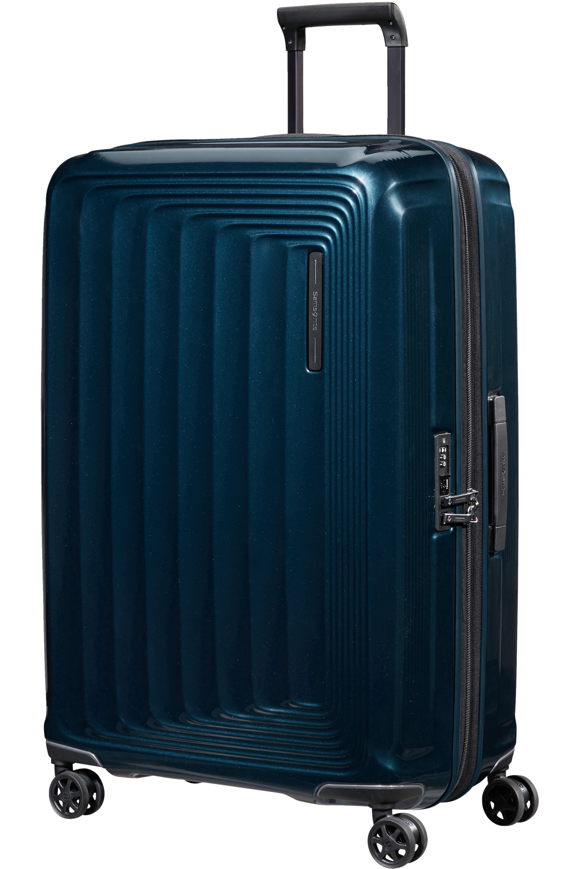 Samsonite 134402-9015 - Nuon Trolley Espandibile (4 Ruote) 75 x 49 x 33cm Metallic Dark Blue
