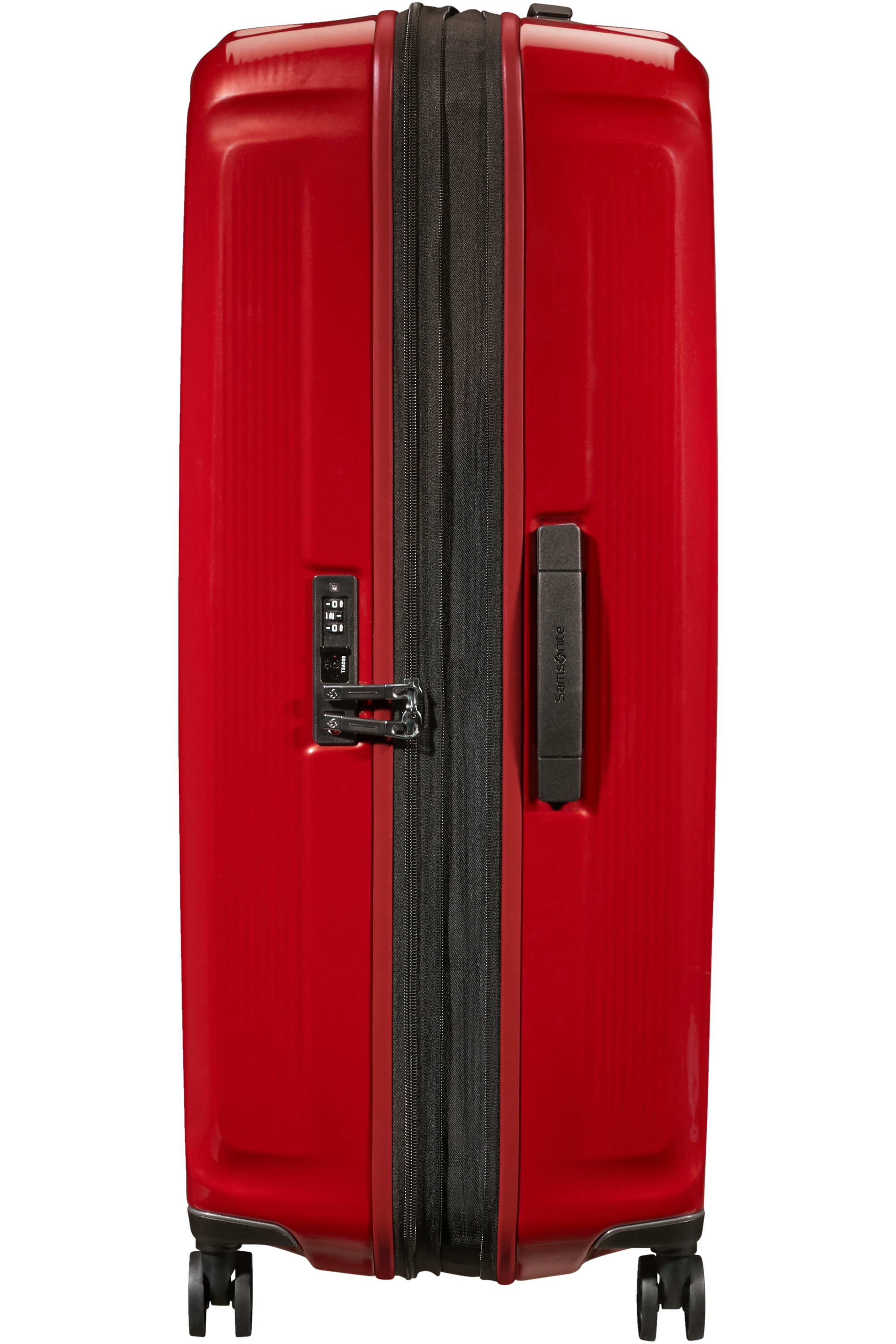 Samsonite 134403-1544 - Nuon Trolley Espandibile (4 Ruote) 81 x 53 x 31Cm Metallic Red