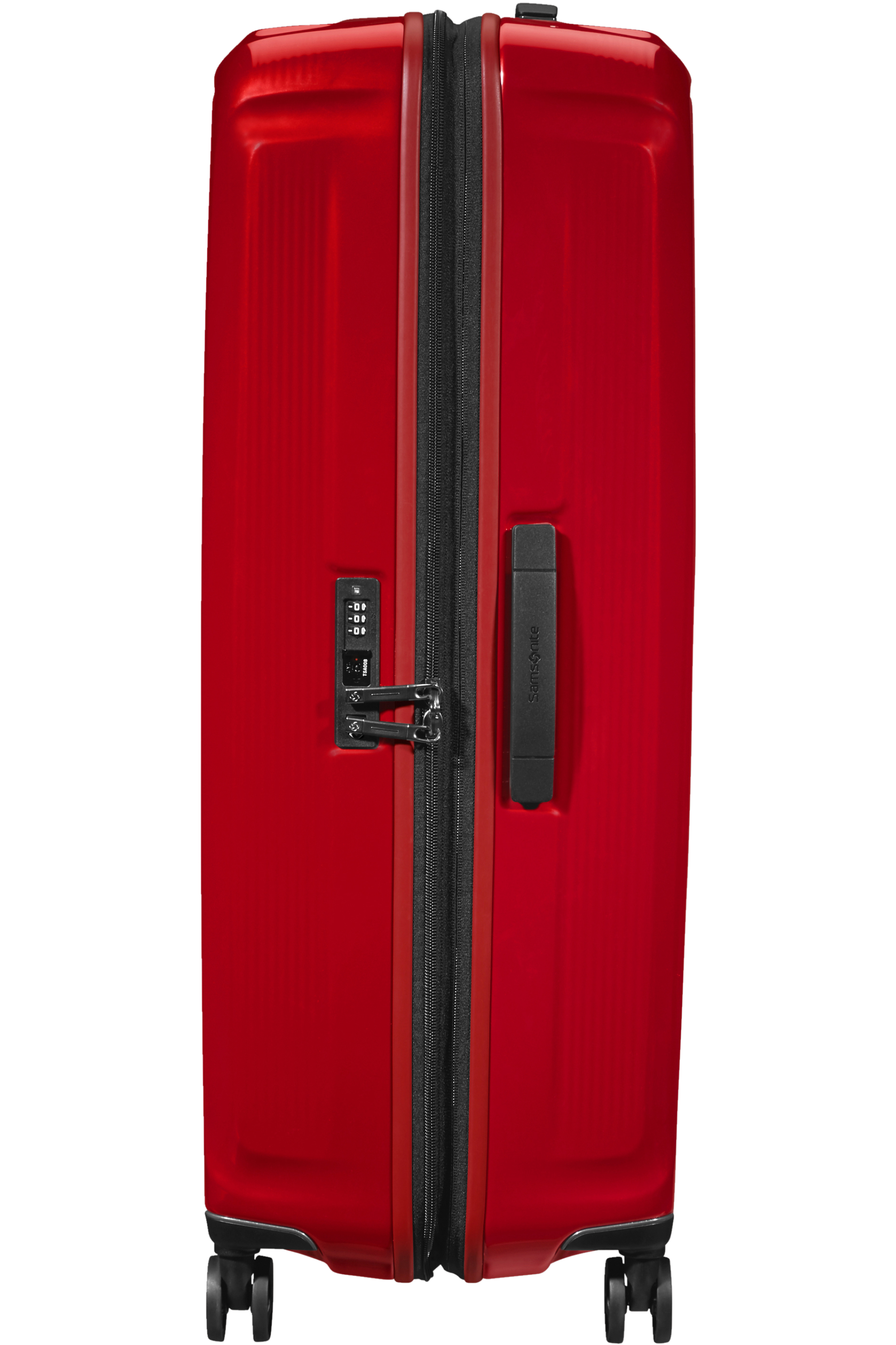 Samsonite 134403-1544 - Nuon Trolley Espandibile (4 Ruote) 81 x 53 x 31Cm Metallic Red