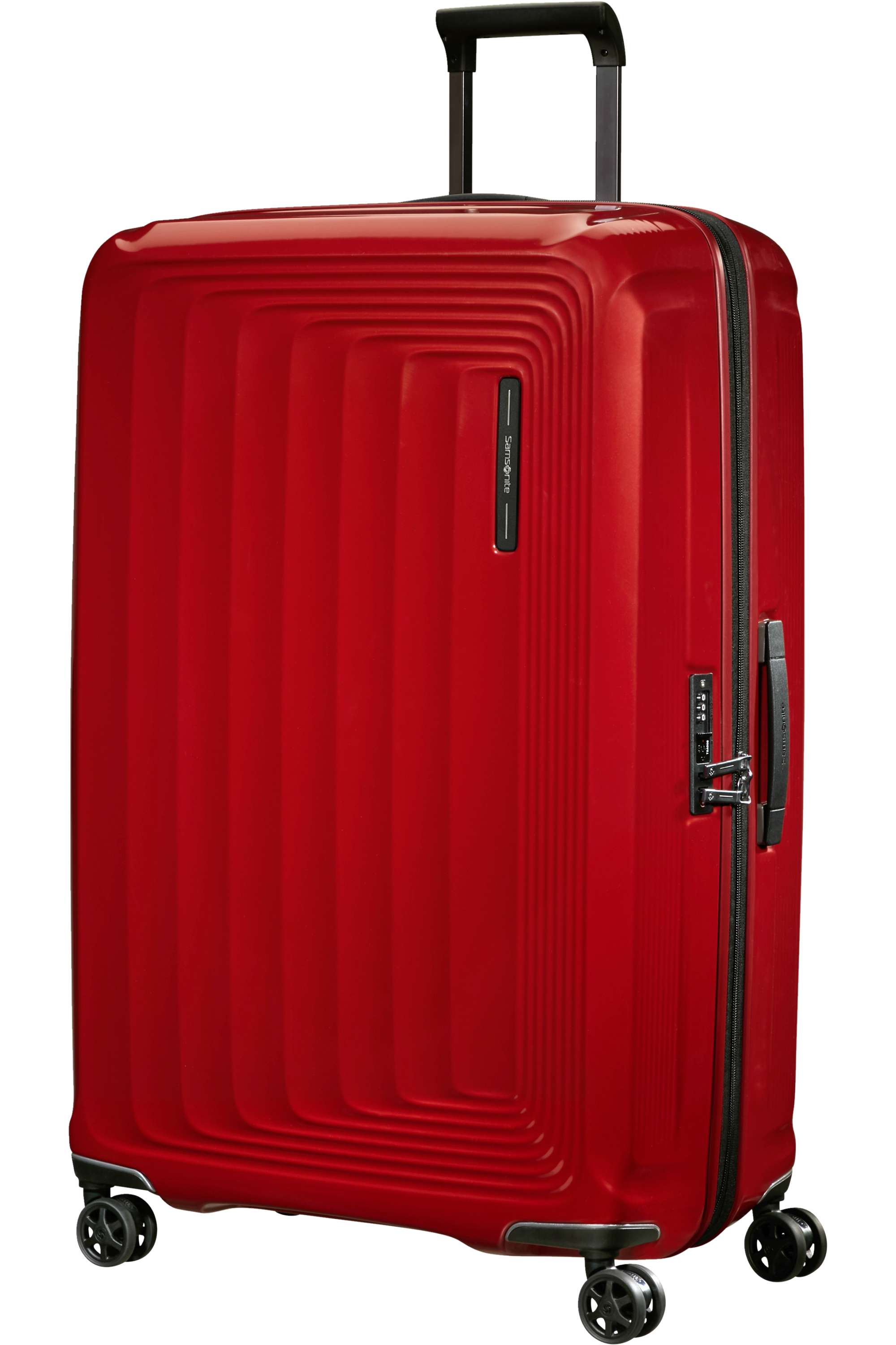 Samsonite 134403-1544 - Nuon Trolley Espandibile (4 Ruote) 81 x 53 x 31Cm Metallic Red