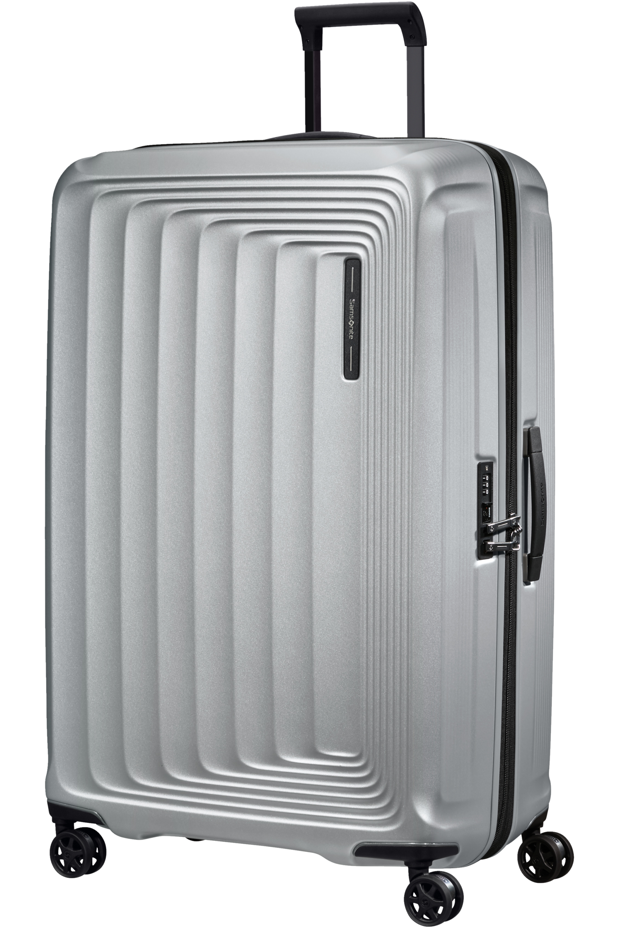 Samsonite 134403-4052 - Nuon Trolley Espandibile (4 Ruote) 81 x 53 x 34Cm Matt Silver