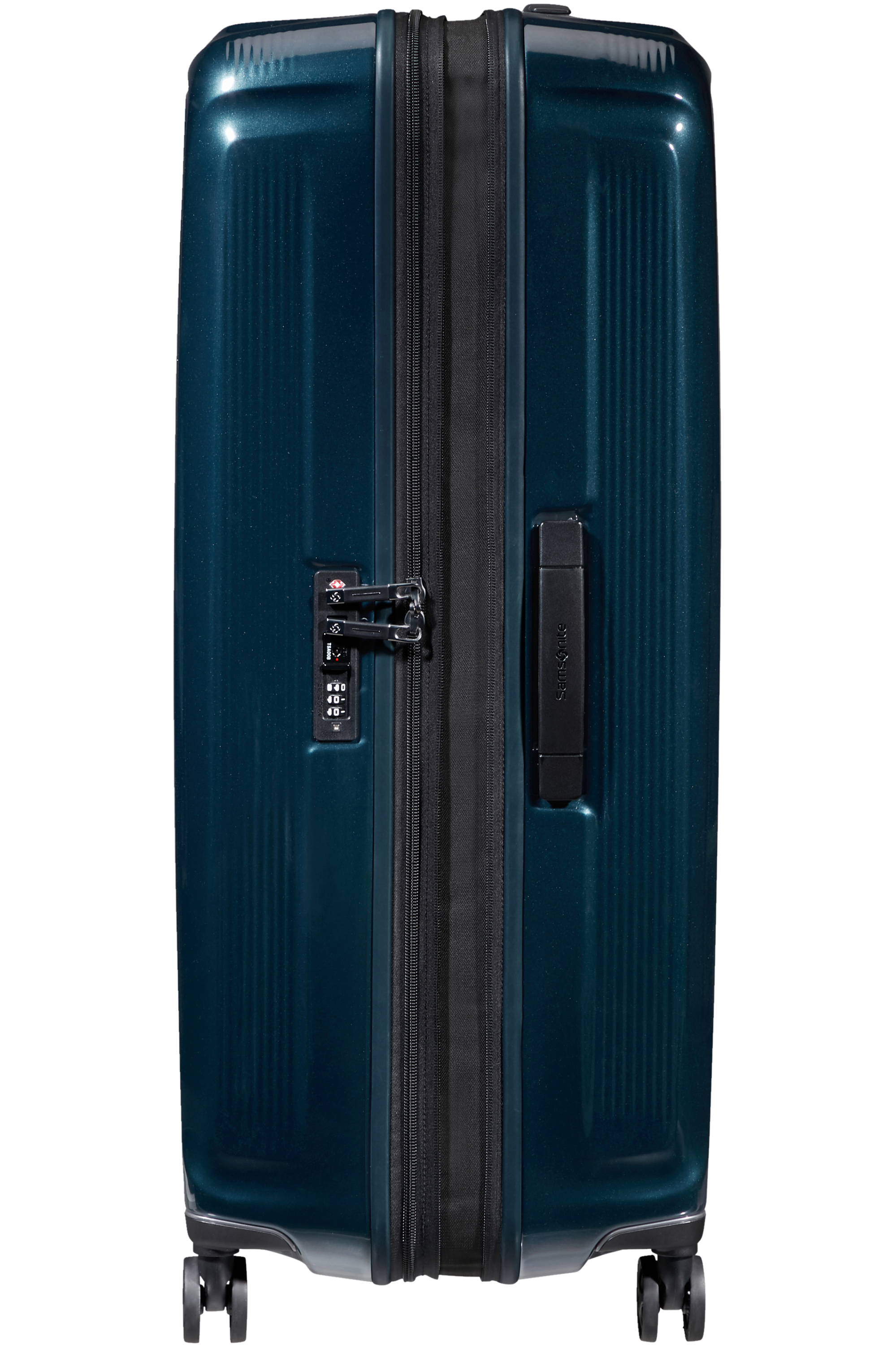 Samsonite 134403-9015 - Nuon Trolley Espandibile (4 Ruote) 81 x 53 x 34Cm Metallic Dark Blue