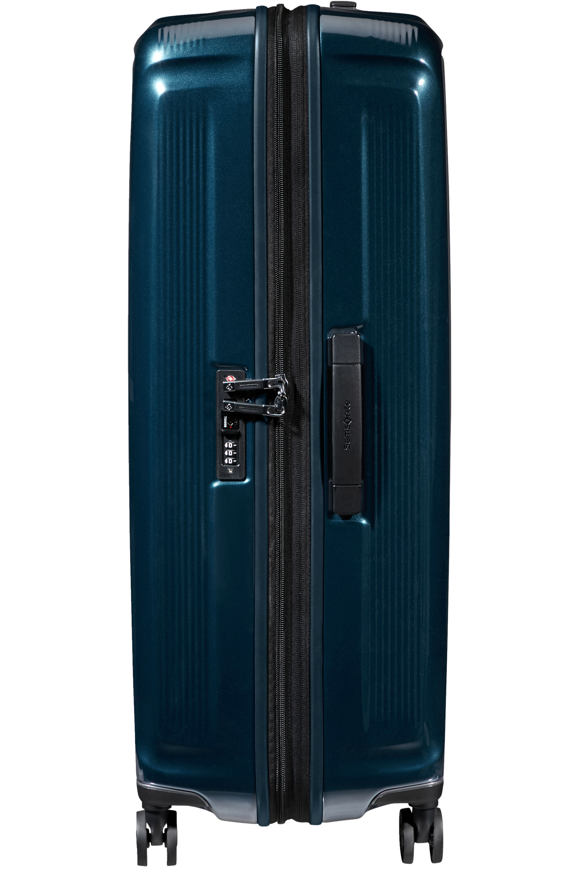 Samsonite 134403-9015 - Nuon Trolley Espandibile (4 Ruote) 81 x 53 x 34Cm Metallic Dark Blue