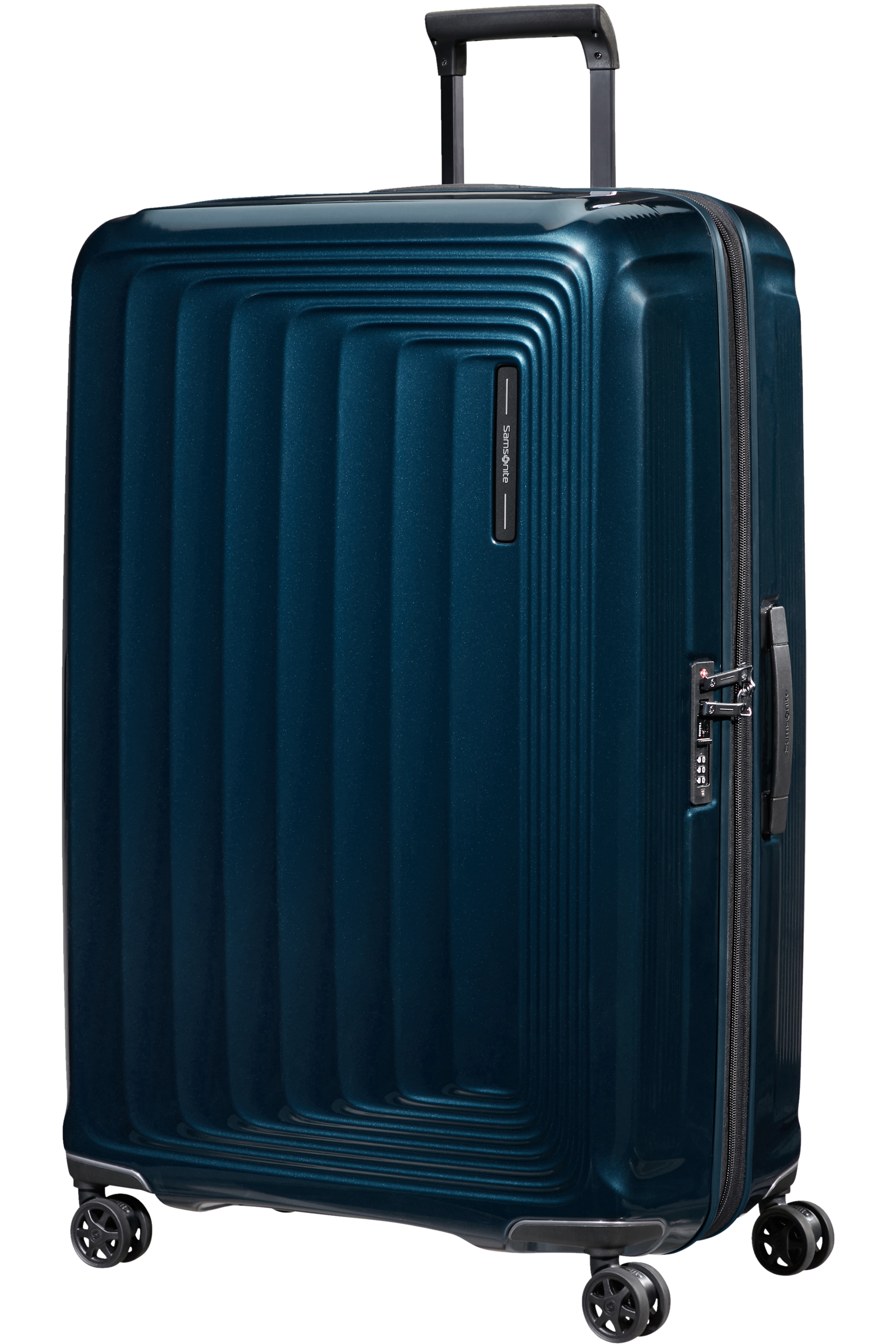 Samsonite 134403-9015 - Nuon Trolley Espandibile (4 Ruote) 81 x 53 x 34Cm Metallic Dark Blue