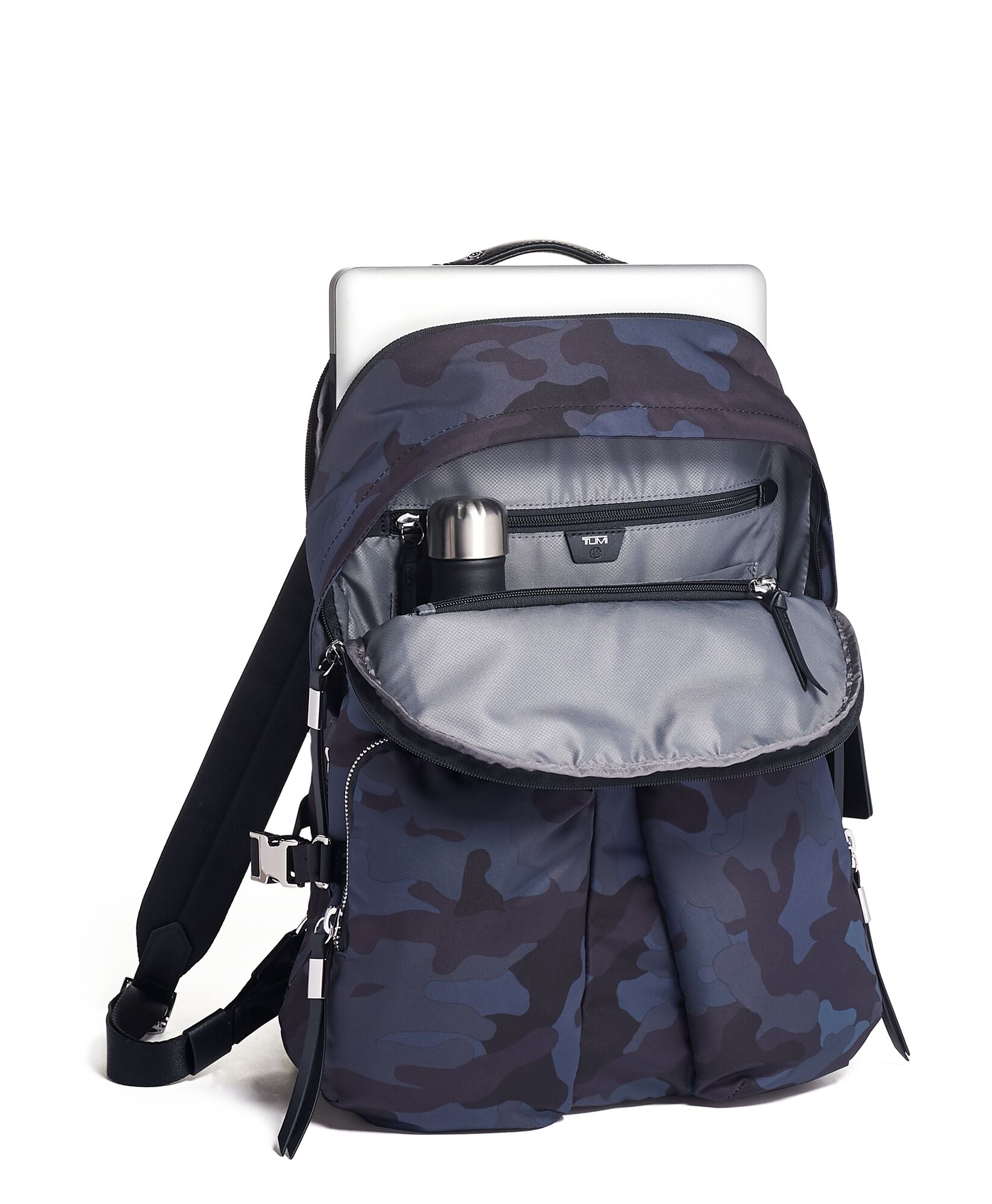 tumi backpack blue camo Tumi Backpack Meadow Navy Camouflage 135505-7105