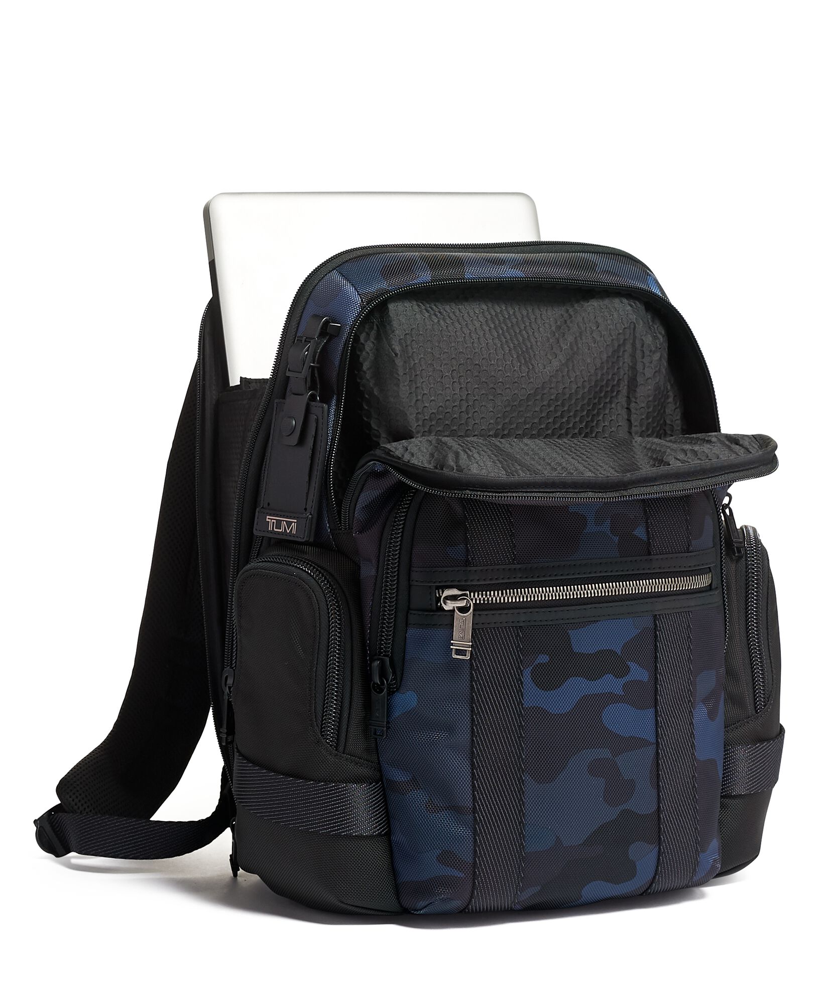 tumi backpack blue camo Men's Backpacks Tumi Backpack Nathan Navy Camouflage 135530-7105