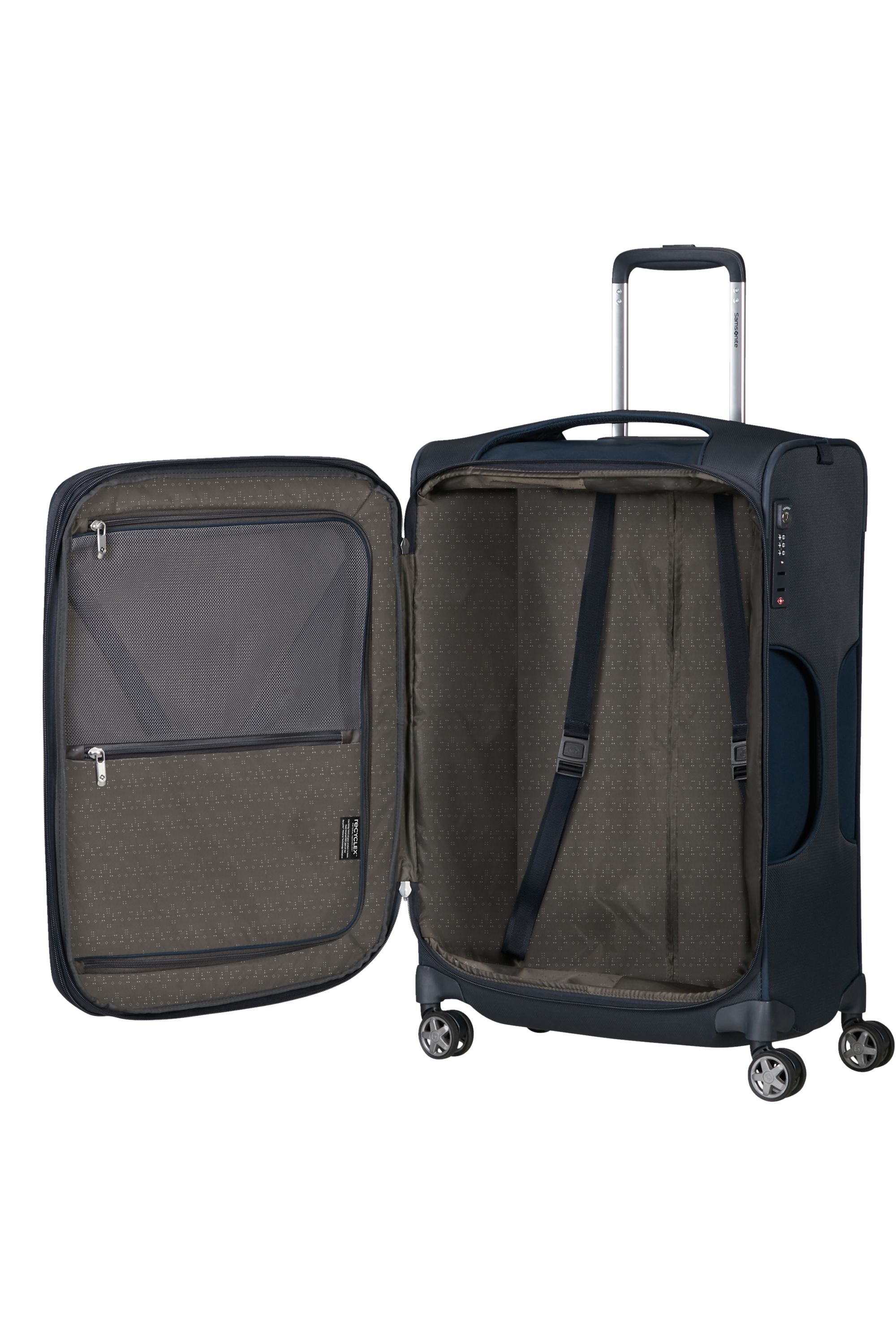 Samsonite 137230-1549 D'lite Trolley Espandibile (4 Ruote) 63Cm Midnight Blue