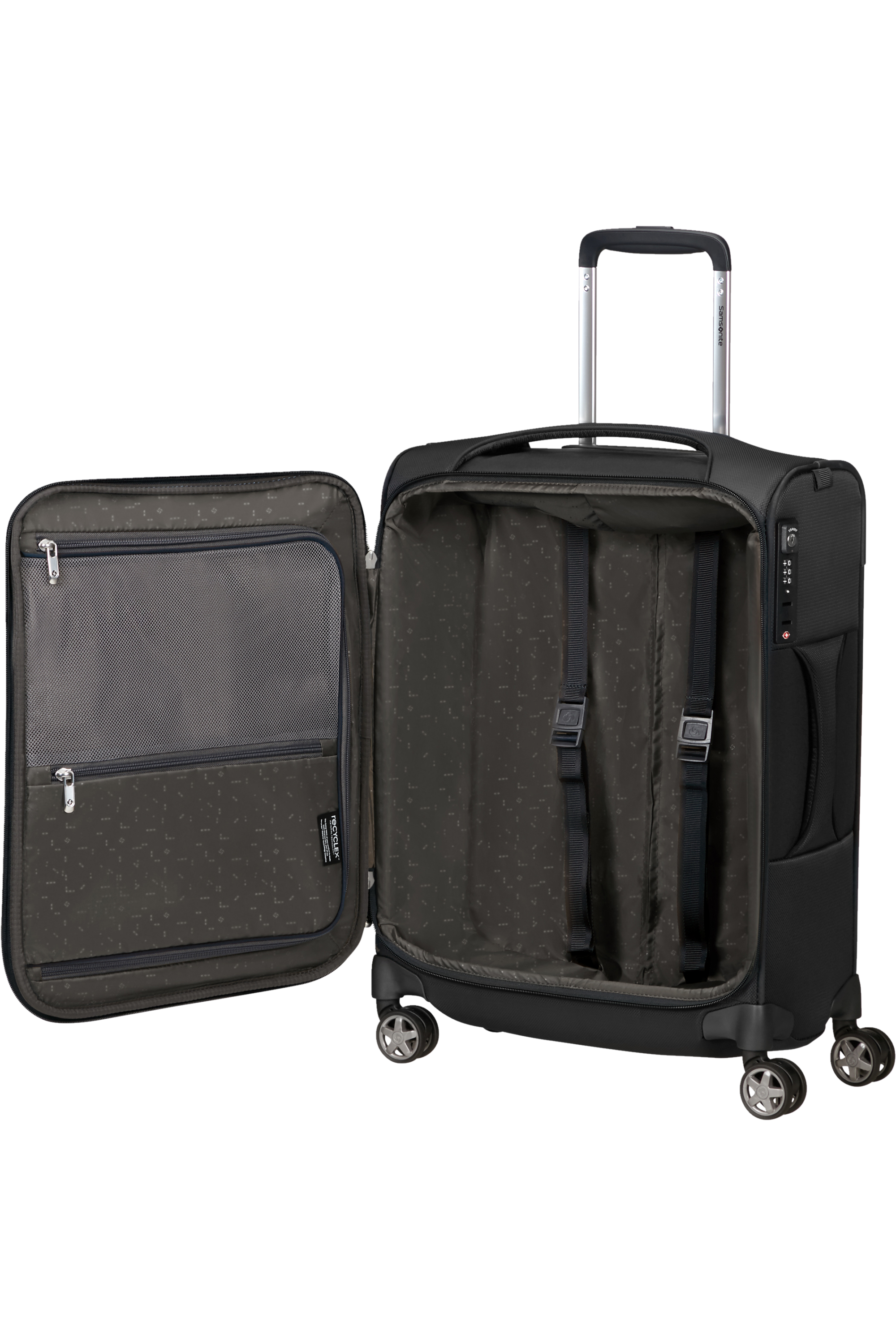 Samsonite 139942-1041 D'lite Trolley (4 Ruote) 55Cm Nero
