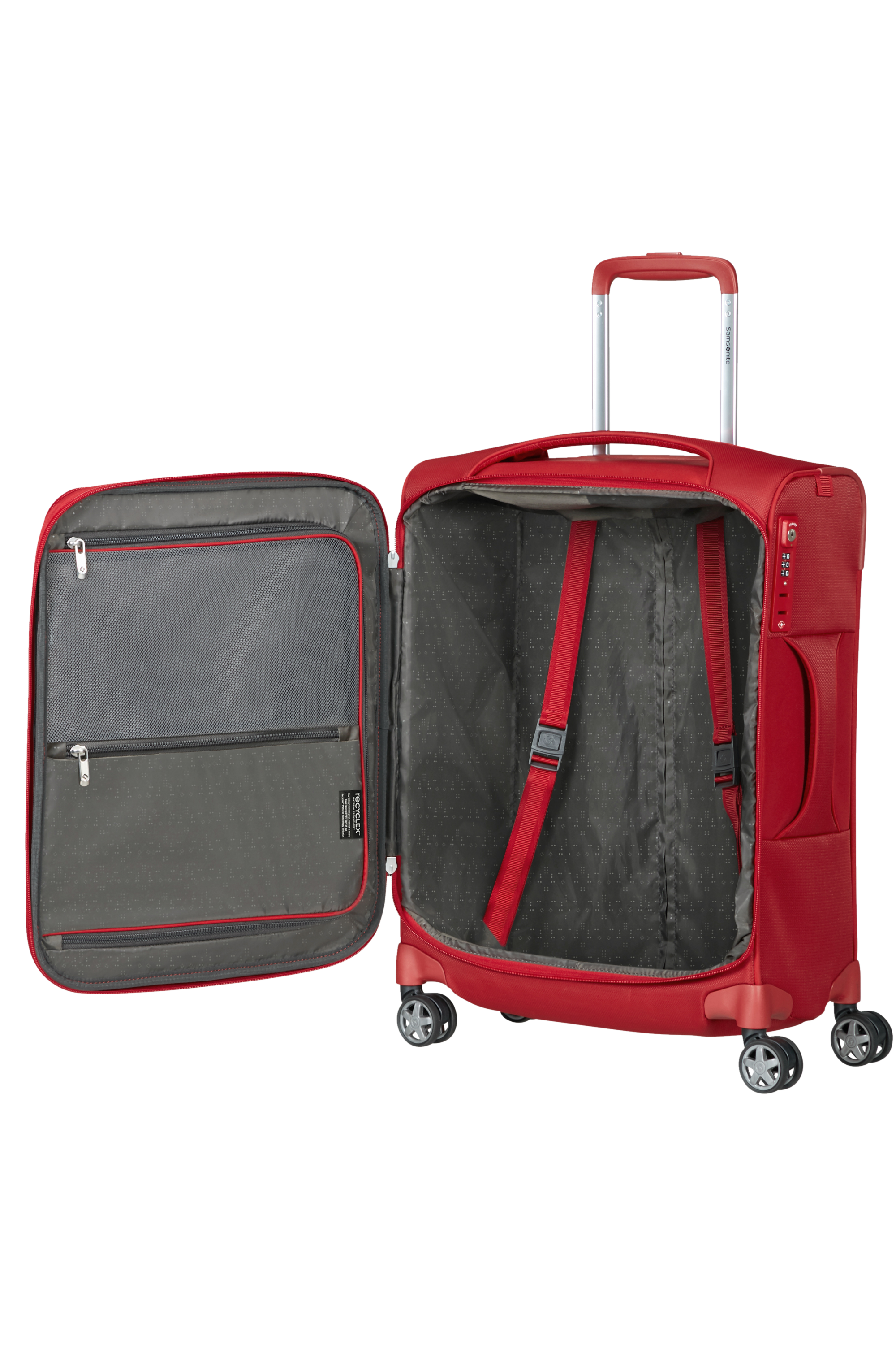 Samsonite 139942-1198 D'lite Trolley (4 Ruote) 55Cm Chili Red