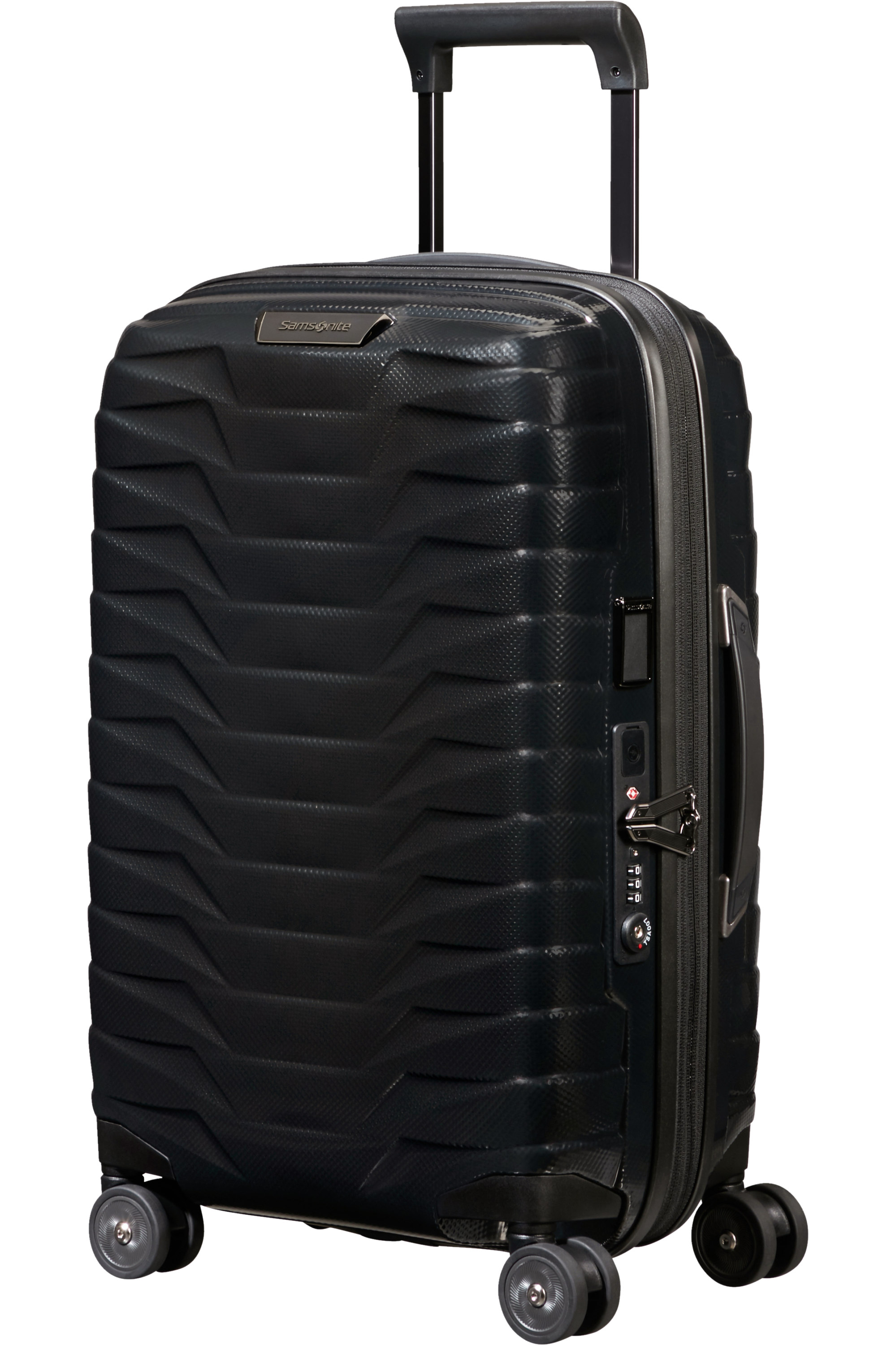 Samsonite 140087-1041 - Proxis Trolley Espandibile (4 Ruote)  55 x 35 x 23Cm Nero