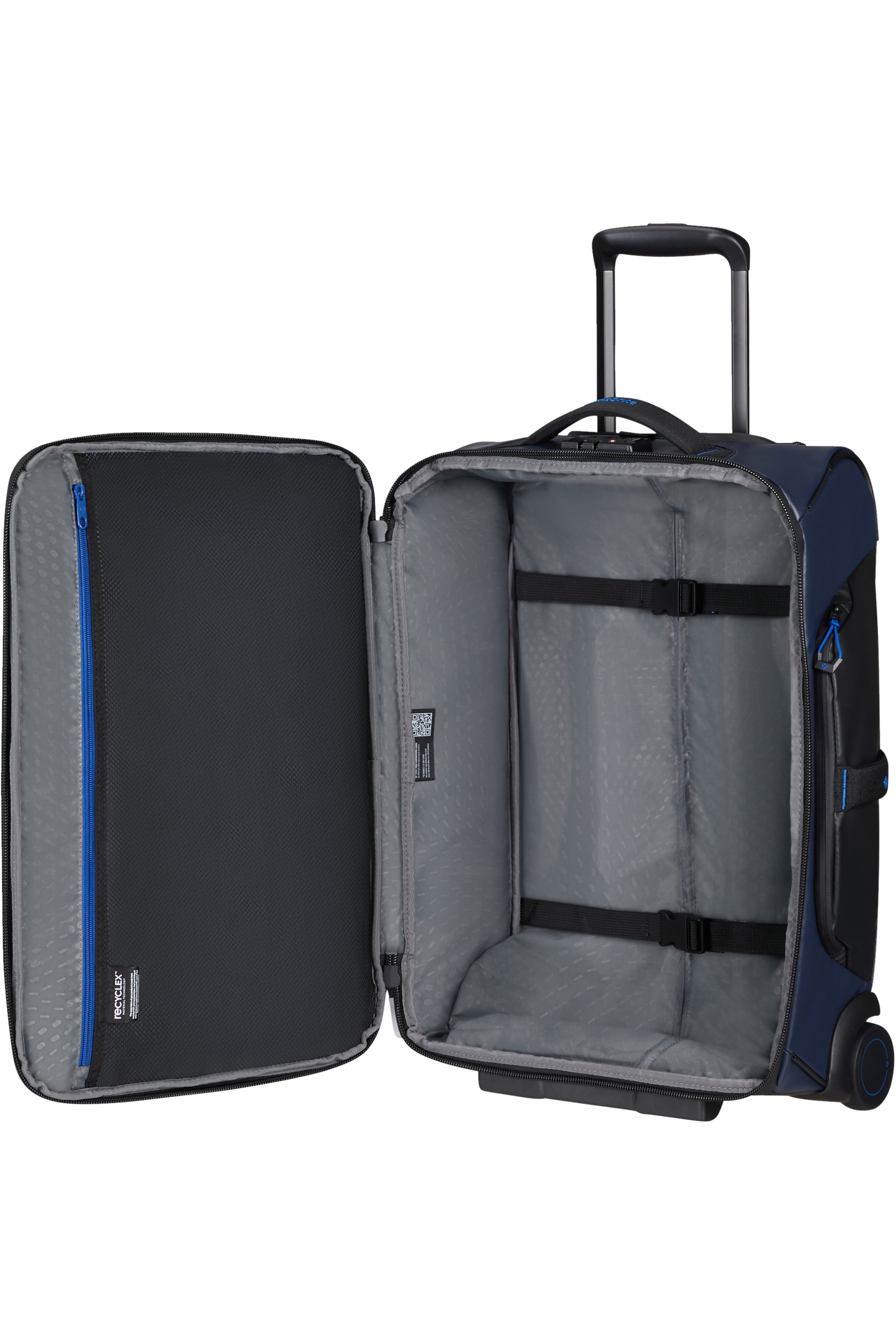 Borsone Con Ruote Samsonite Ecodiver  55x40x20 Blue Nights 140880-2165