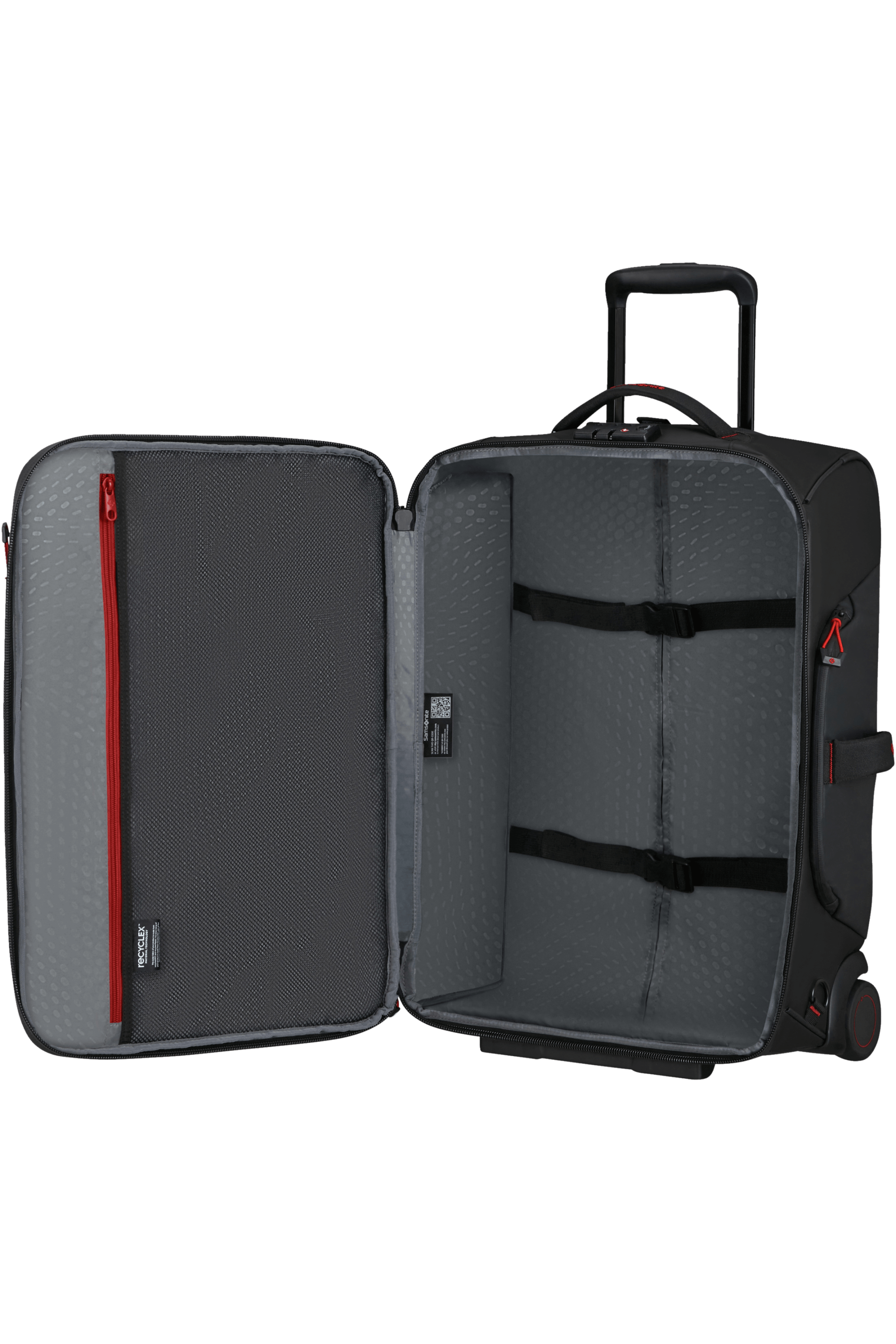 Samsonite 140882-1041 Ecodiver Borsone Con Ruote 55Cm Zaino Nero