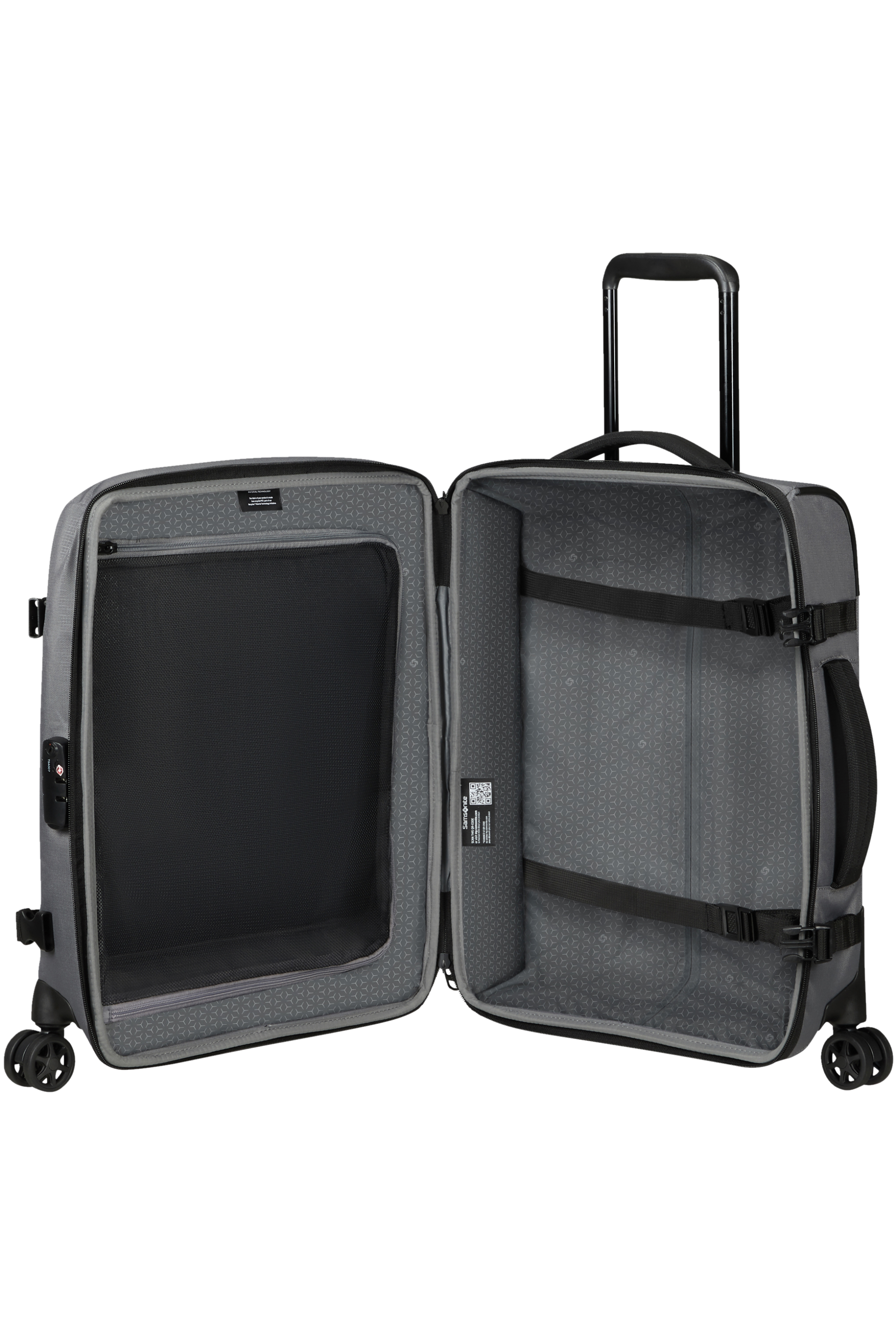 Trolley bagaglio a mano Samsonite Roader 55x40x20 Drifter Grey 143270-E569