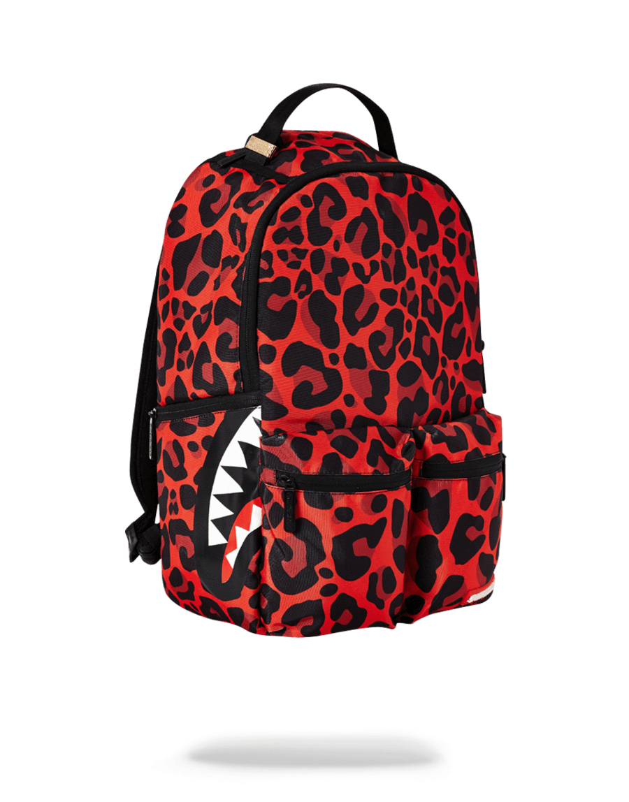 Sprayground red leopard double side cargo backpack 910B2418NSZ