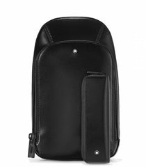 Borsa a Tracolla Montblanc Extreme 2.0 in Pelle Lucida Nera 129646