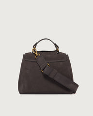 Borsa Sveva Nabucco Small a mano in pelle nabuk con tracolla