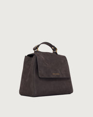 Borsa Sveva Nabucco Small a mano in pelle nabuk con tracolla