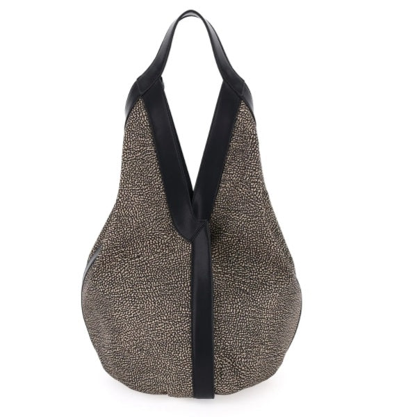 Borsa Augusta Borbonese Naturale/Nero 933040I15X11