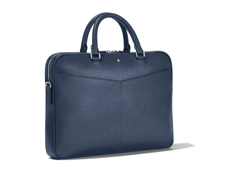 Borsa portadocumenti ultra sottile Montblanc Sartorial Blu 128542