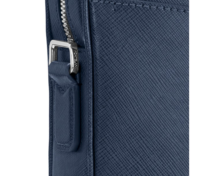 Borsa portadocumenti ultra sottile Montblanc Sartorial Blu 128542