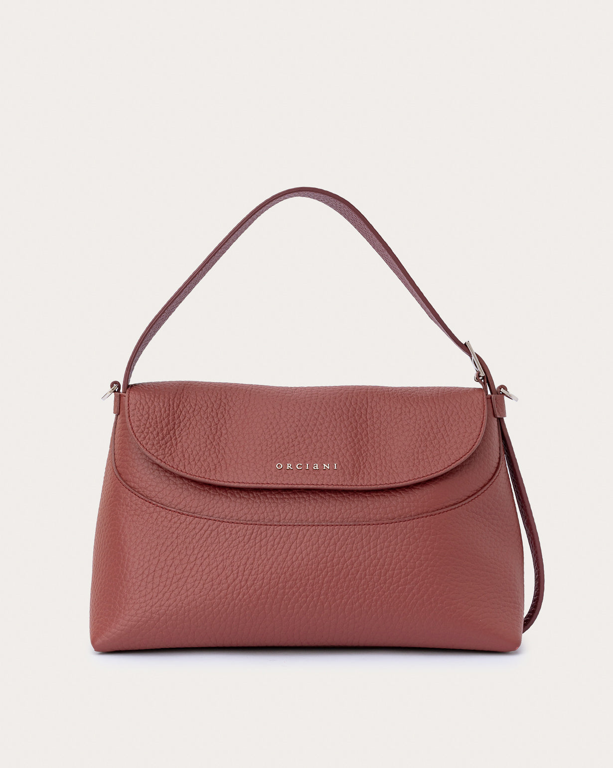 De Santis | Borsa a Spalla Orciani Nana Soft in Pelle Martellata B02176SOF – Stile e Versatilità per la Donna Contemporanea