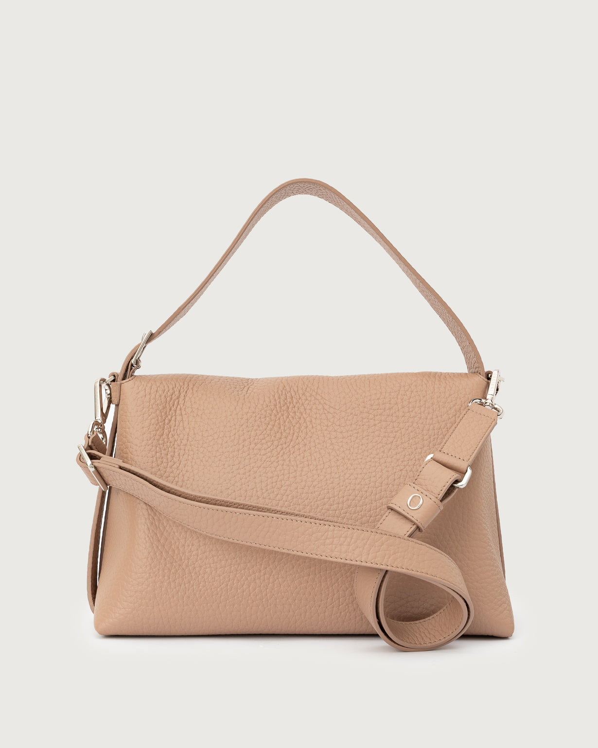 De Santis | Borsa a Spalla Orciani Nana Soft in Pelle Martellata B02176SOF – Stile e Versatilità per la Donna Contemporanea