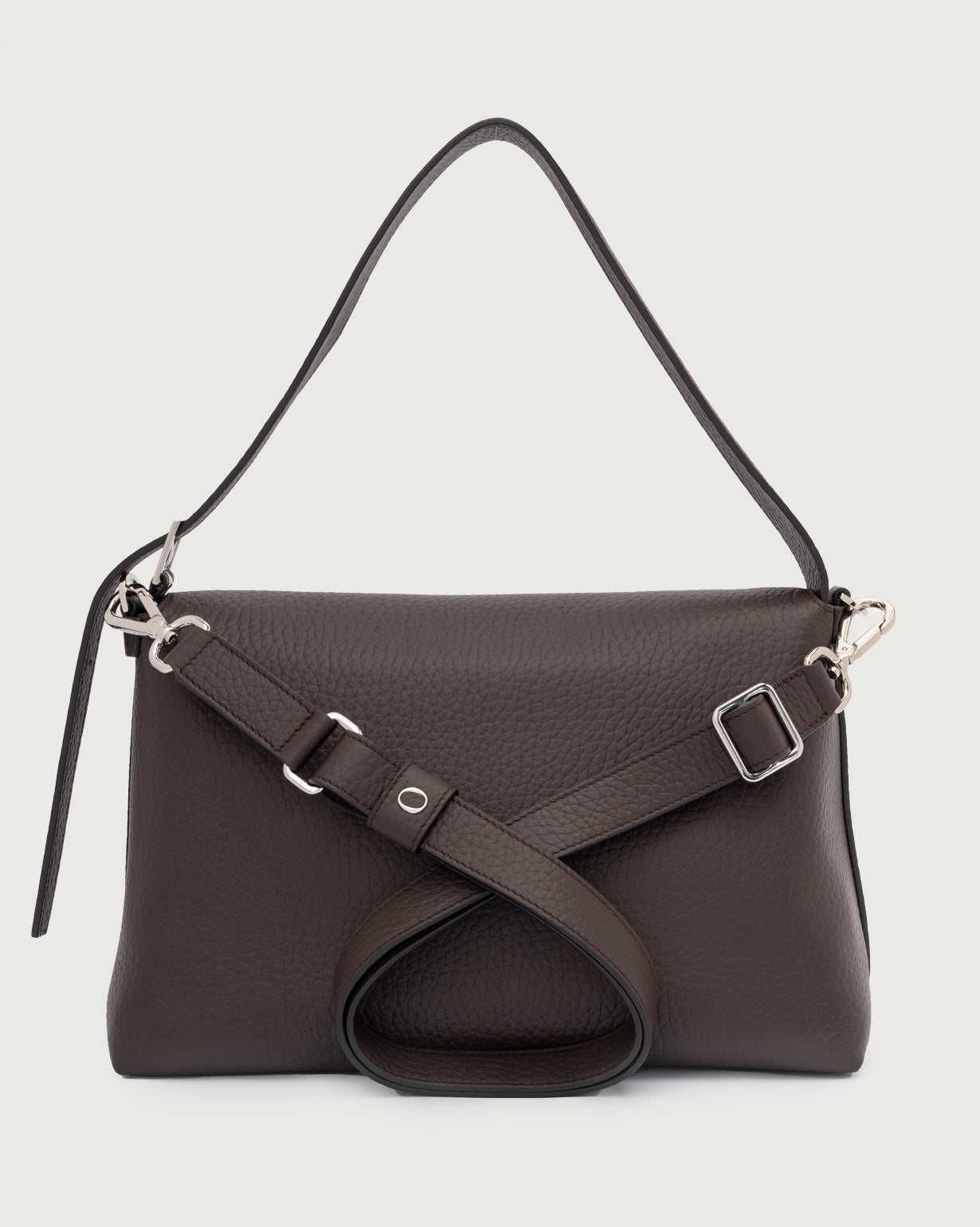 De Santis | Borsa a Spalla Orciani Nana Soft in Pelle Martellata B02176SOF – Stile e Versatilità per la Donna Contemporanea