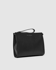 Pouch Micron in pelle con polsiera