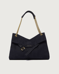 Borsa Venus Nabucco Midi a spalla in pelle nabuk