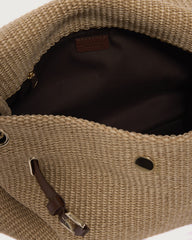 Borsa Venus Zanzibar Midi a spalla in tessuto e pelle