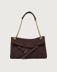 Borsa Venus Nabucco Small a spalla in pelle nabuk