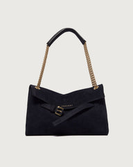 Borsa Venus Nabucco Small a spalla in pelle nabuk