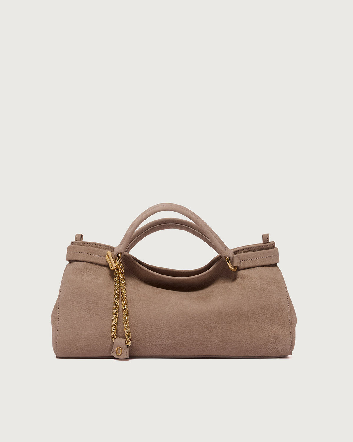 Borsa Virgo Nabucco Small a mano in pelle nabuk