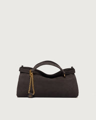 Borsa Virgo Nabucco Small a mano in pelle nabuk
