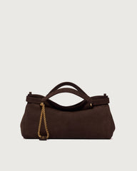 Borsa Virgo Nabucco Small a mano in pelle nabuk