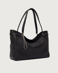 Borsa Virgo Soft Shopping a spalla in pelle martellata